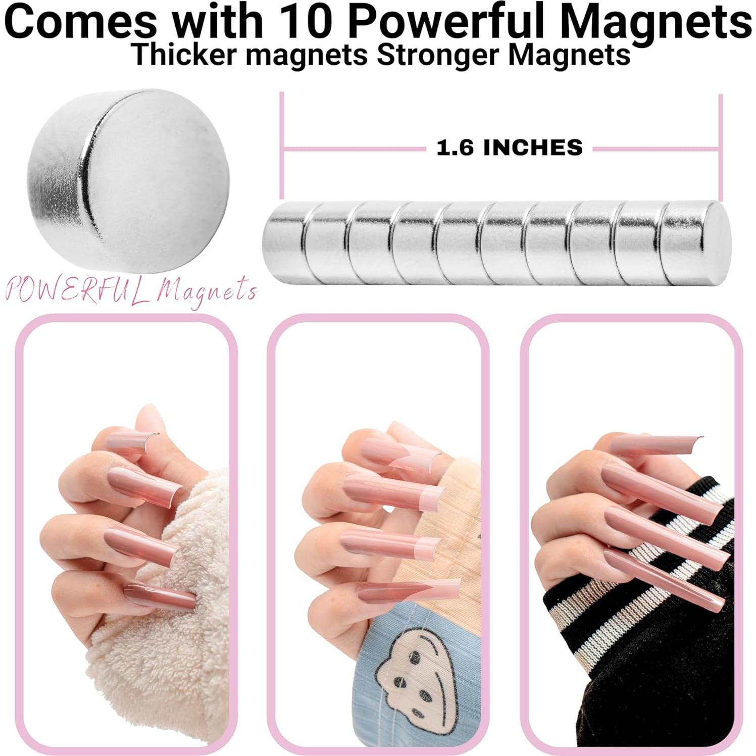 Cortador de Uñas Acrílicas Yaya con Imán y Medidor 4.06 cm