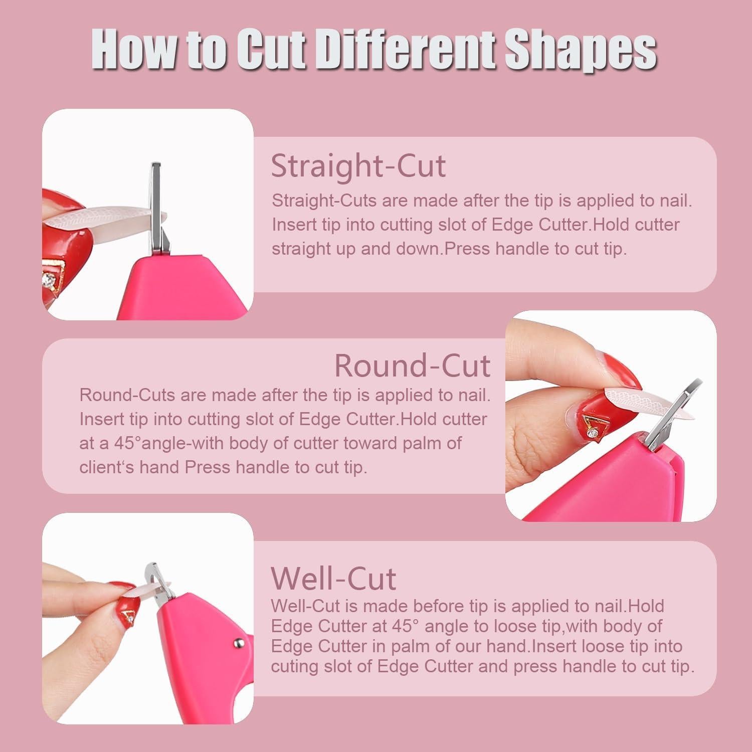 Cortador de Uñas Acrílicas Profesional Dr.nail Ajustable