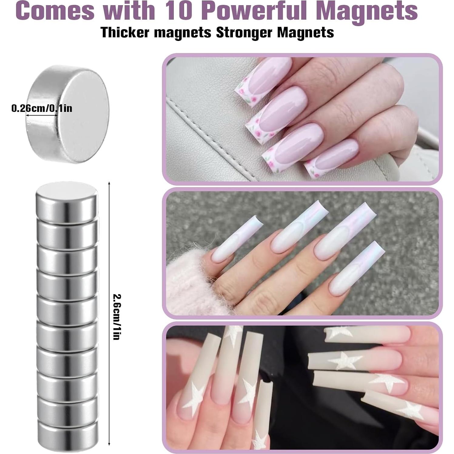 Cortador de Uñas Acrílicas LIQWEI con Medidor y Imanes