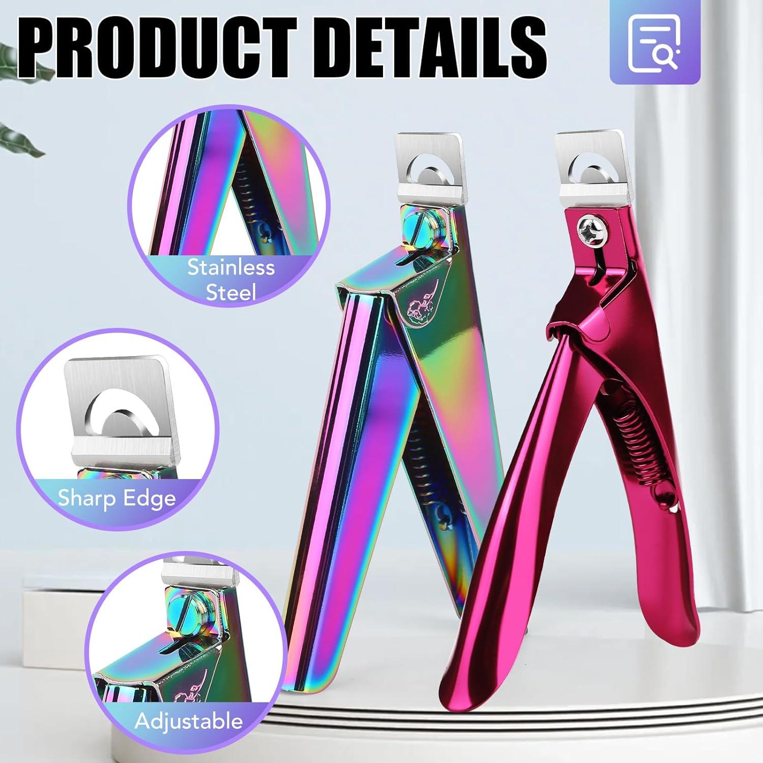 Cortadores de Uñas Falsas BEST CHOICE MAGNETS 2P Acero Inoxidable