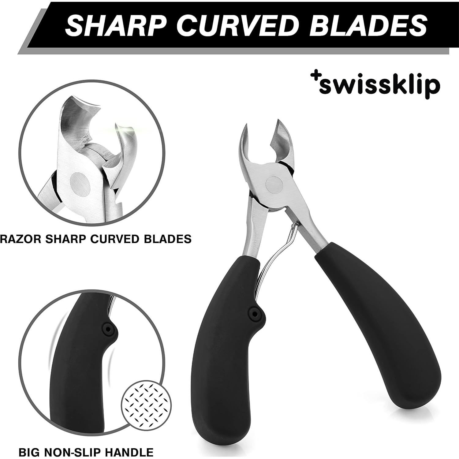 Cortauñas Swissklip de Alta Resistencia para Uñas Gruesas