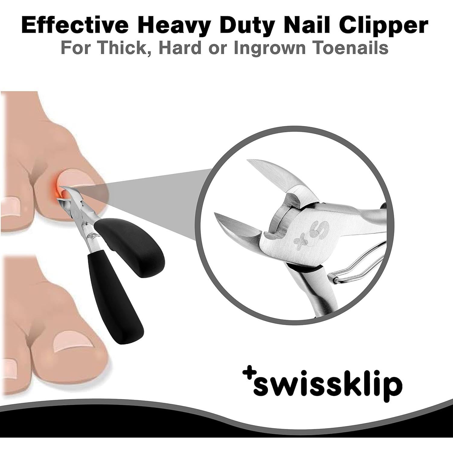 Cortauñas Swissklip de Alta Resistencia para Uñas Gruesas