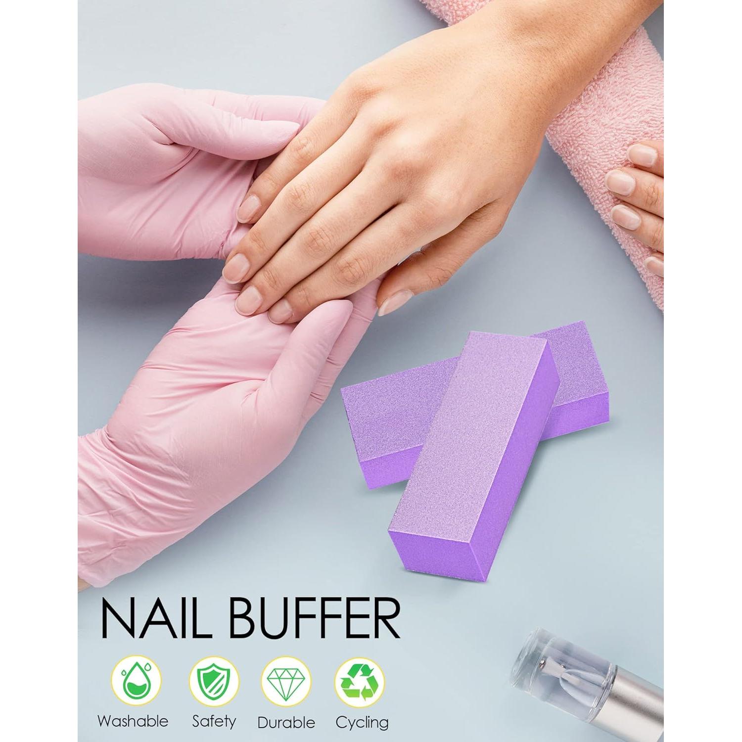 Bloque de Pulido Maryton Grano Medio/Fino 100/180 para Uñas