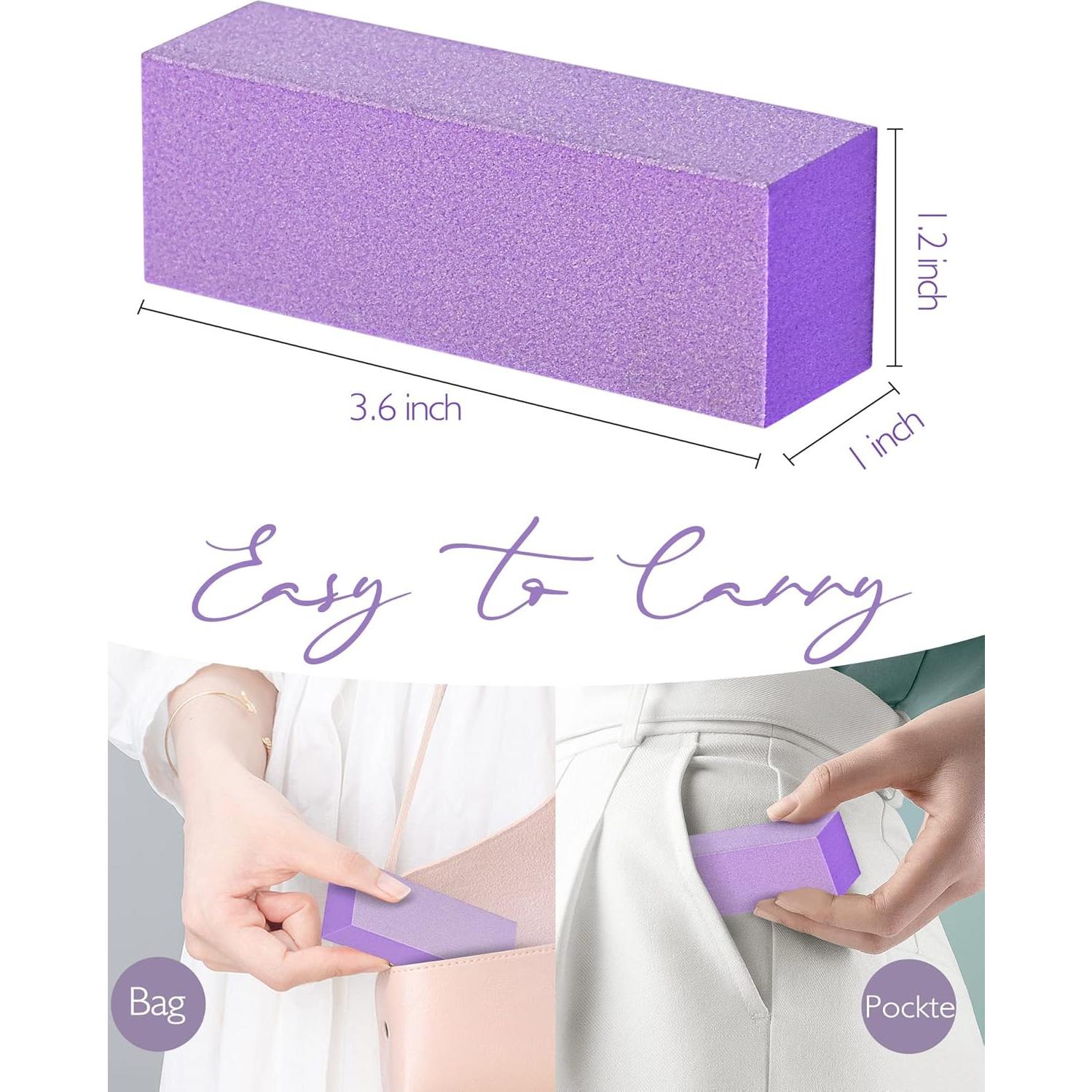 Bloque de Pulido Maryton Grano Medio/Fino 100/180 para Uñas