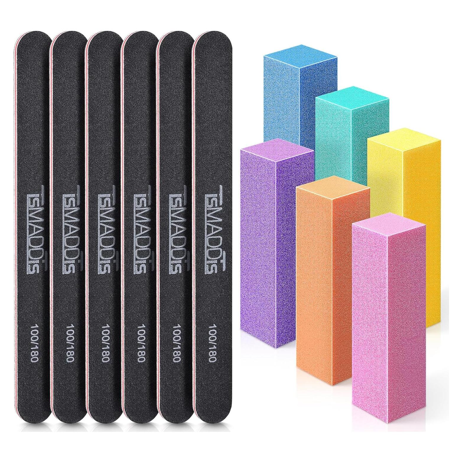 Kit de Manicura Profesional TsMADDTs - 12 Archivos y Pulidores