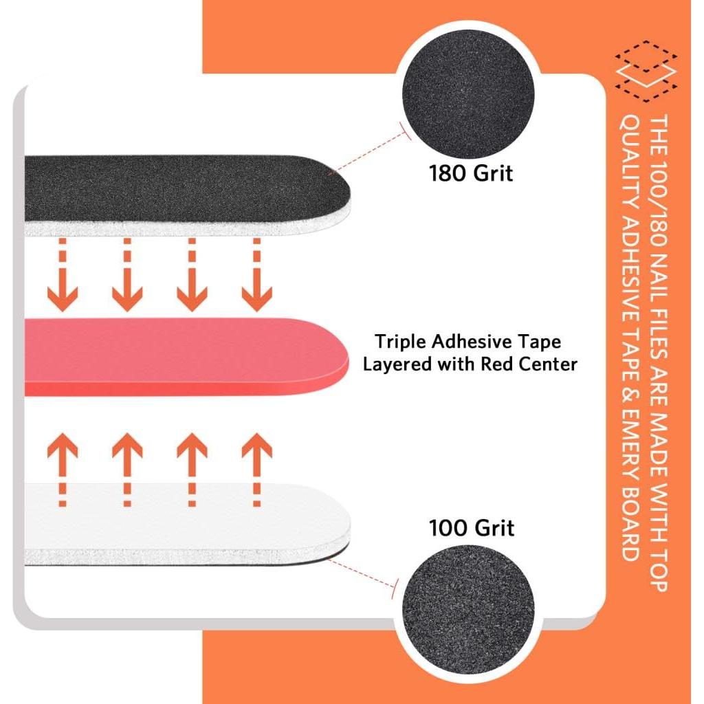 Kit de Manicura Profesional TsMADDTs - 12 Archivos y Pulidores