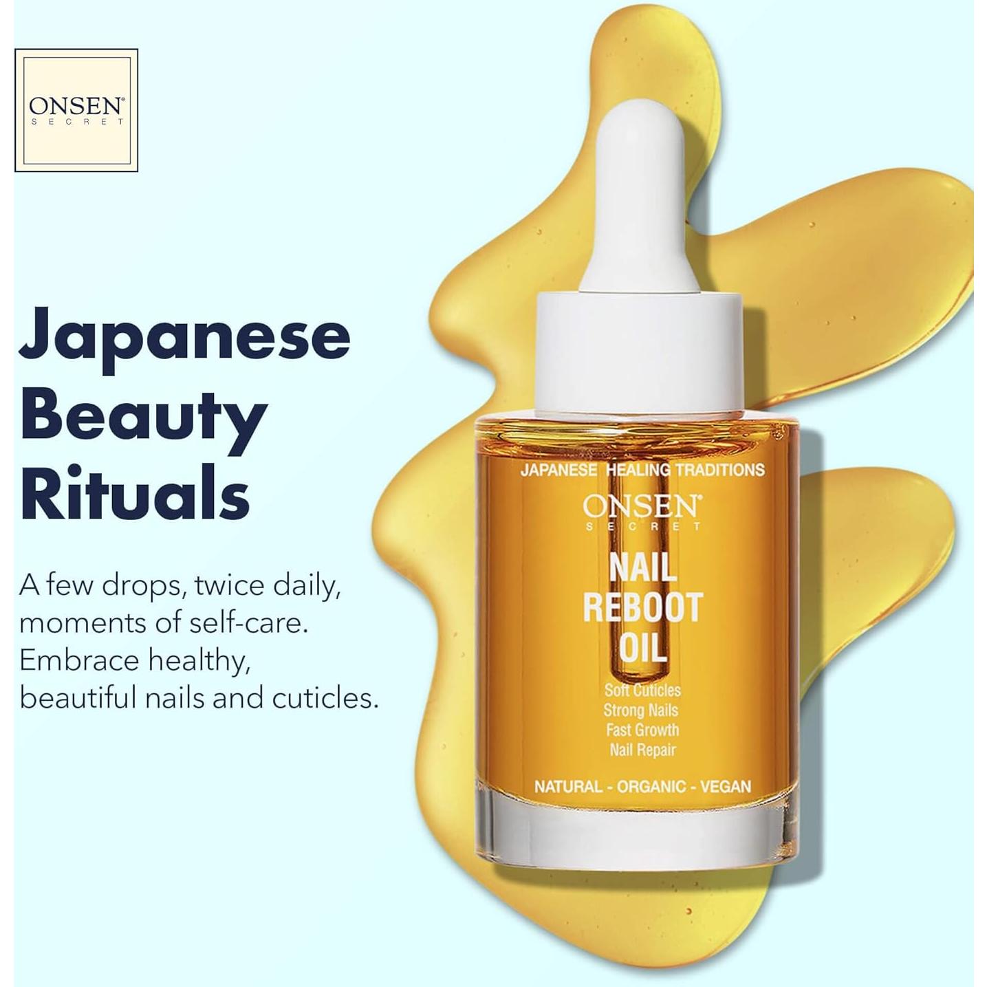 Aceite Reparador de Uñas Onsen Secret 30ml - Hidratante Natural