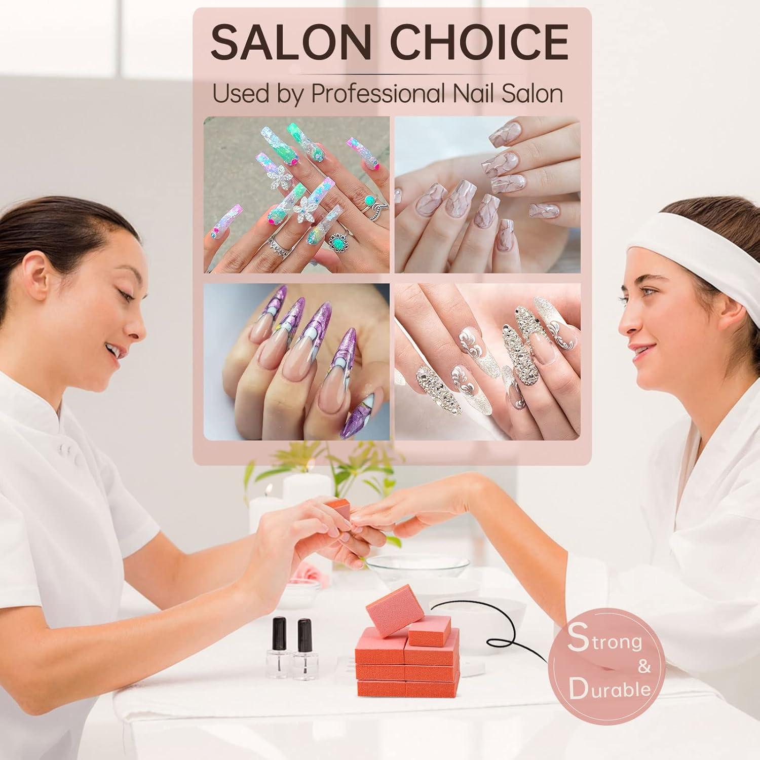 Bloques Pulidores de Uñas Maryton 180/240 Granos - 50 Unidades