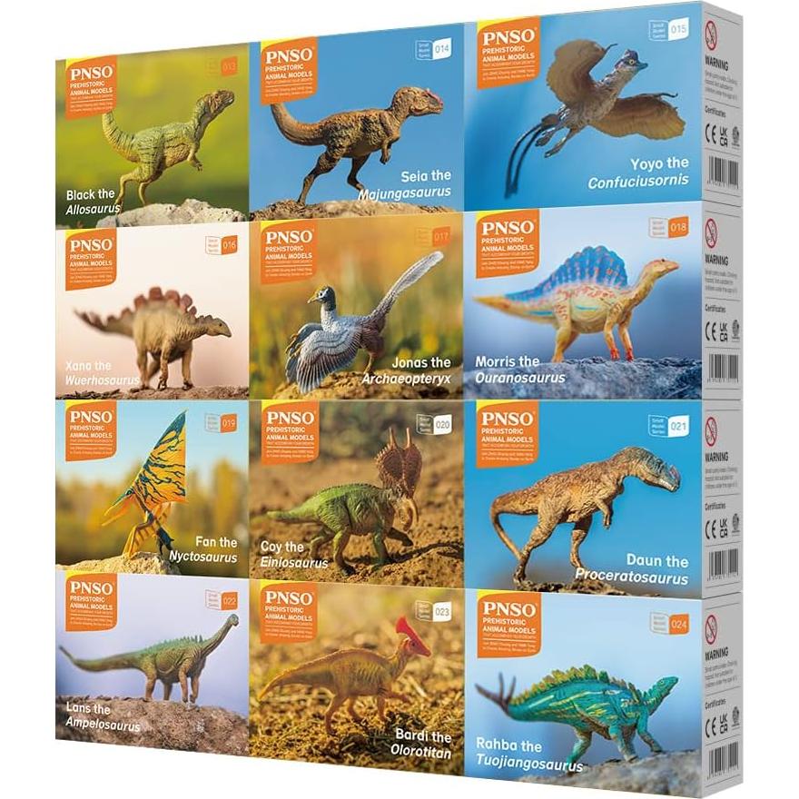 Dinosaur Model Gift Box Set (Gift Box Set of 24)