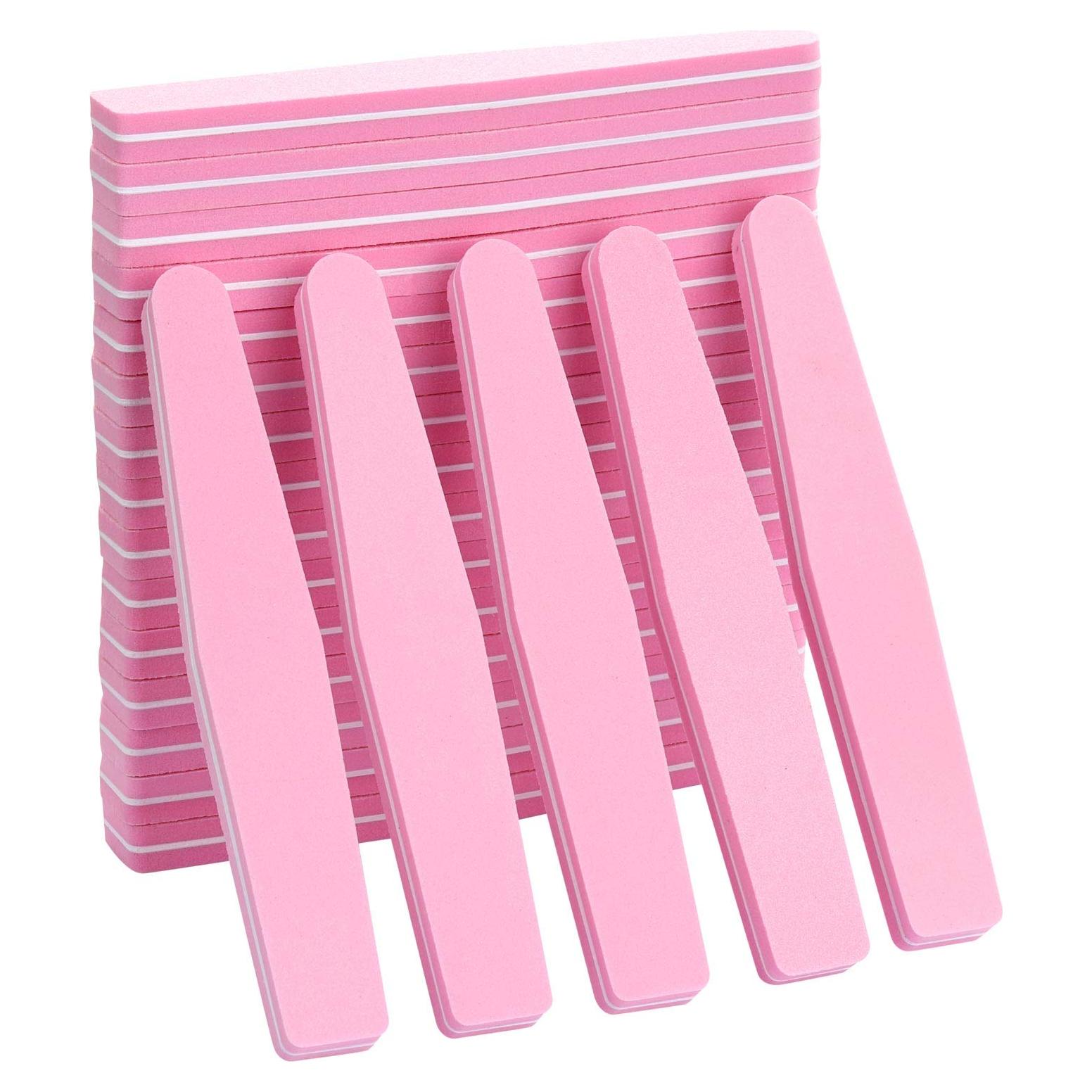 Bloques de Pulido de Uñas LoveBB 20 Pack Rosa 100/180 Grano