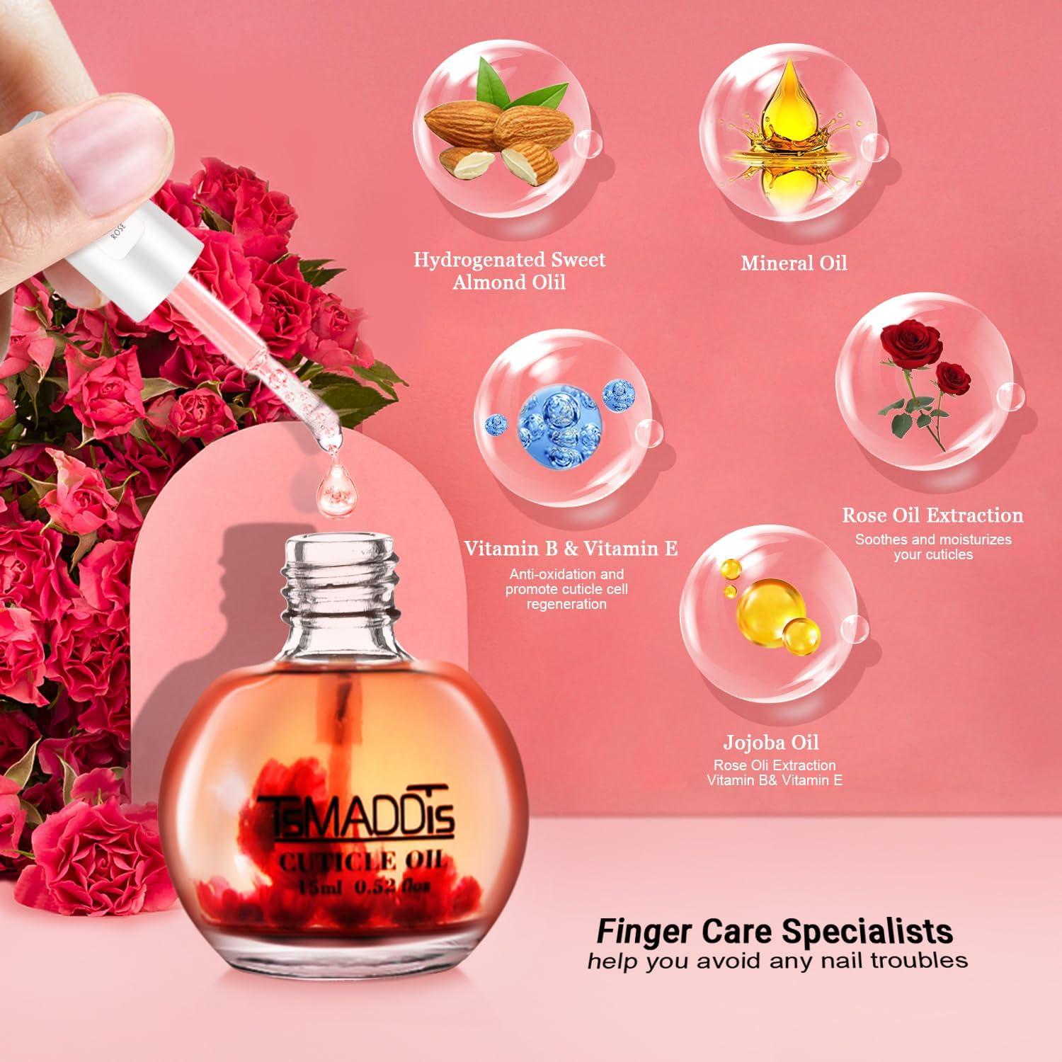 Kit de Manicura Profesional TsMADDTs con Aceite de Cutículas