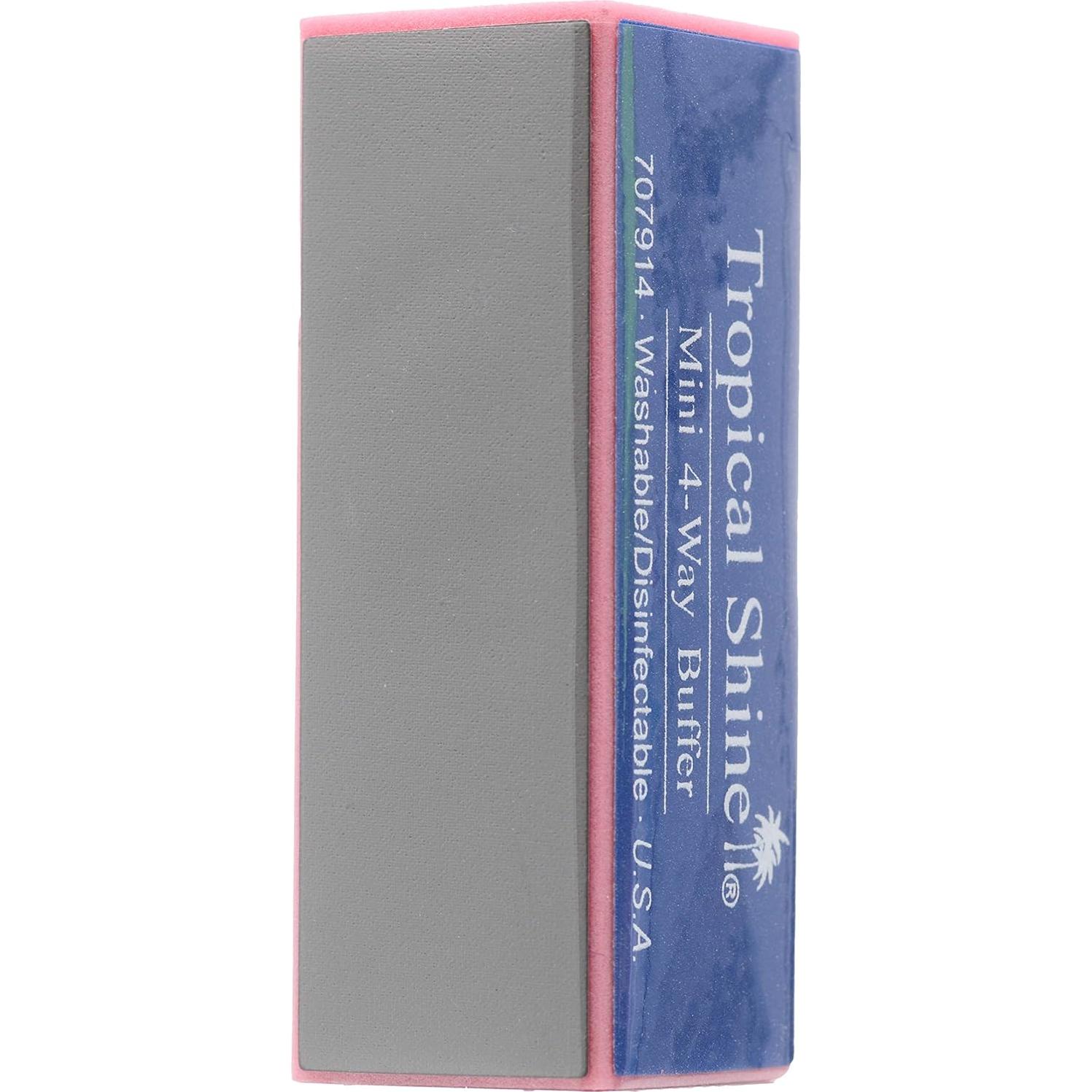 Bloque de Pulido Mini 4 Vías Tropical Shine - Cuidado de Uñas