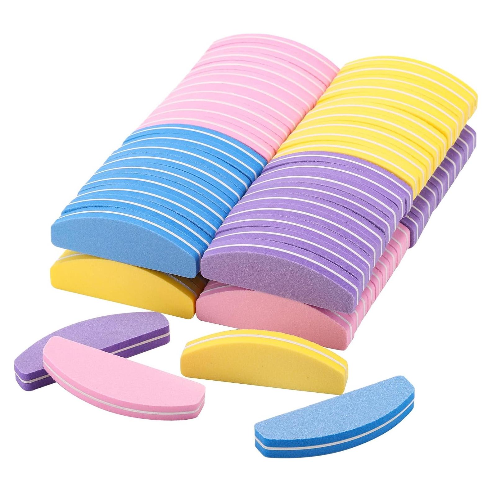 Kit de Mini Pulidores de Uñas BTYMS 80 Unidades Grano 100/180