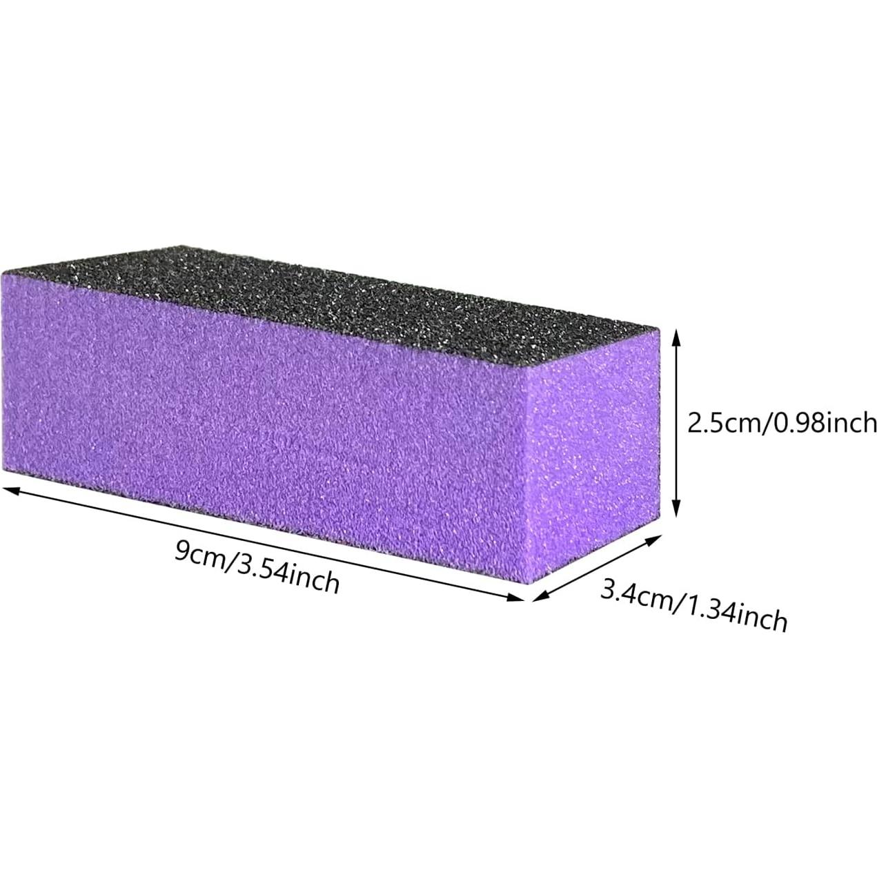 Bloques de Lijado para Uñas HeeYaa 10 Piezas 100/180 Grano