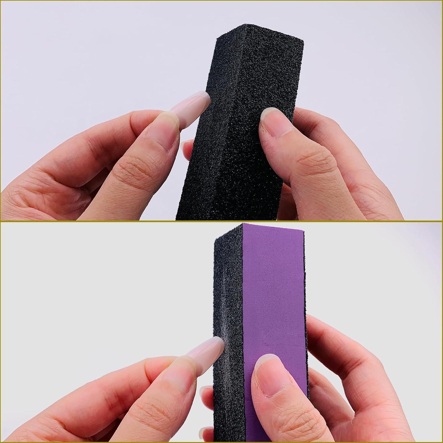 Bloques de Lijado para Uñas HeeYaa 10 Piezas 100/180 Grano