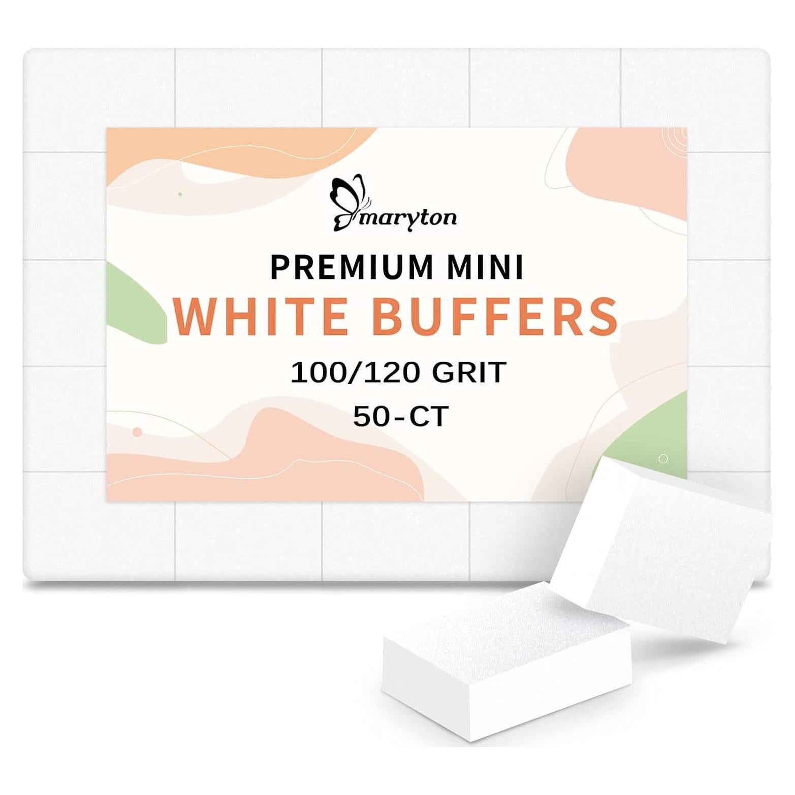 Bloques de Pulido de Uñas Maryton 100/120 Grano - 50 Unidades