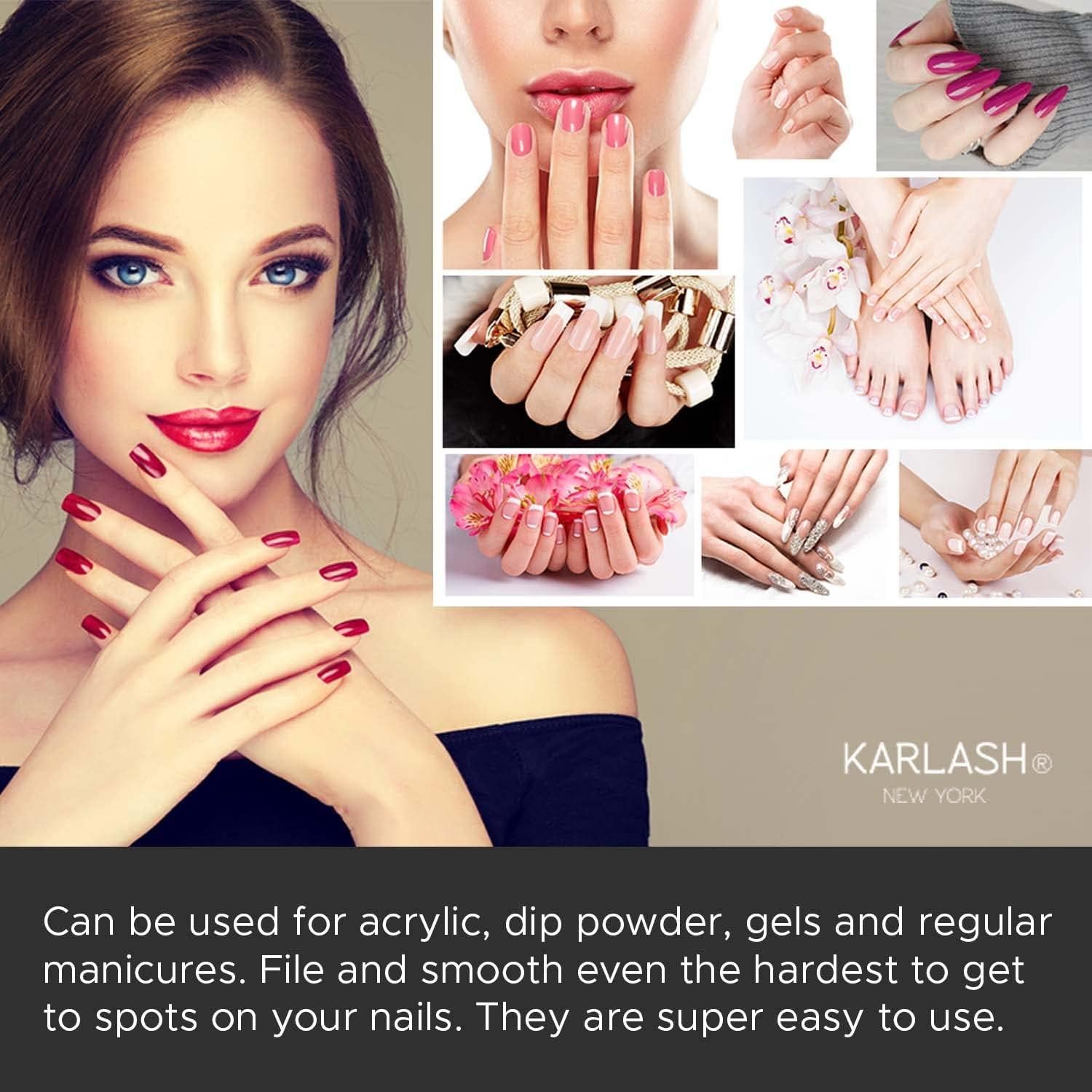 Bloque de Lima Mini Karlash 130 Unidades Grano 80/100 Doble Cara