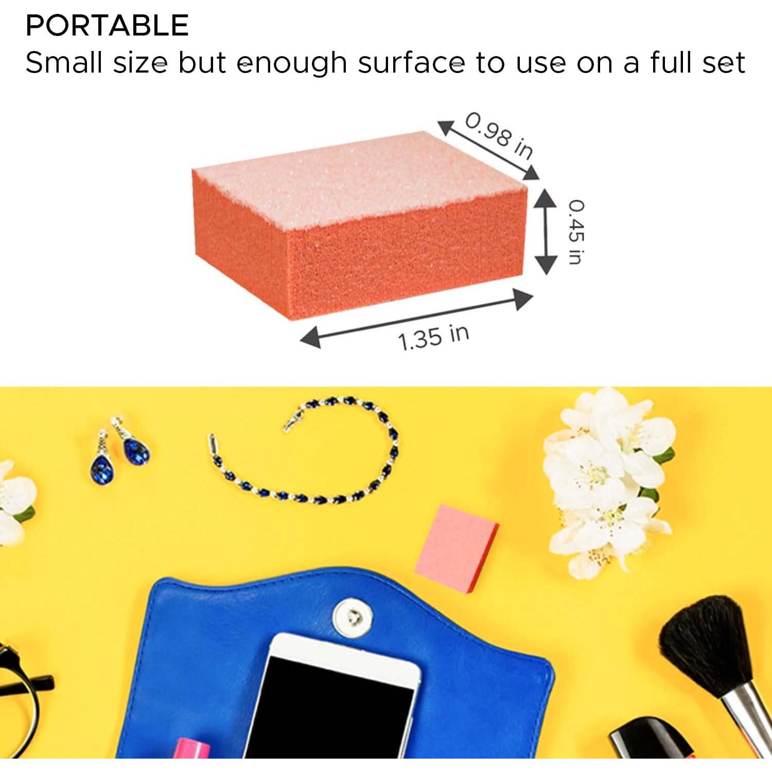 Bloque de Lima Mini Karlash 130 Unidades Grano 80/100 Doble Cara