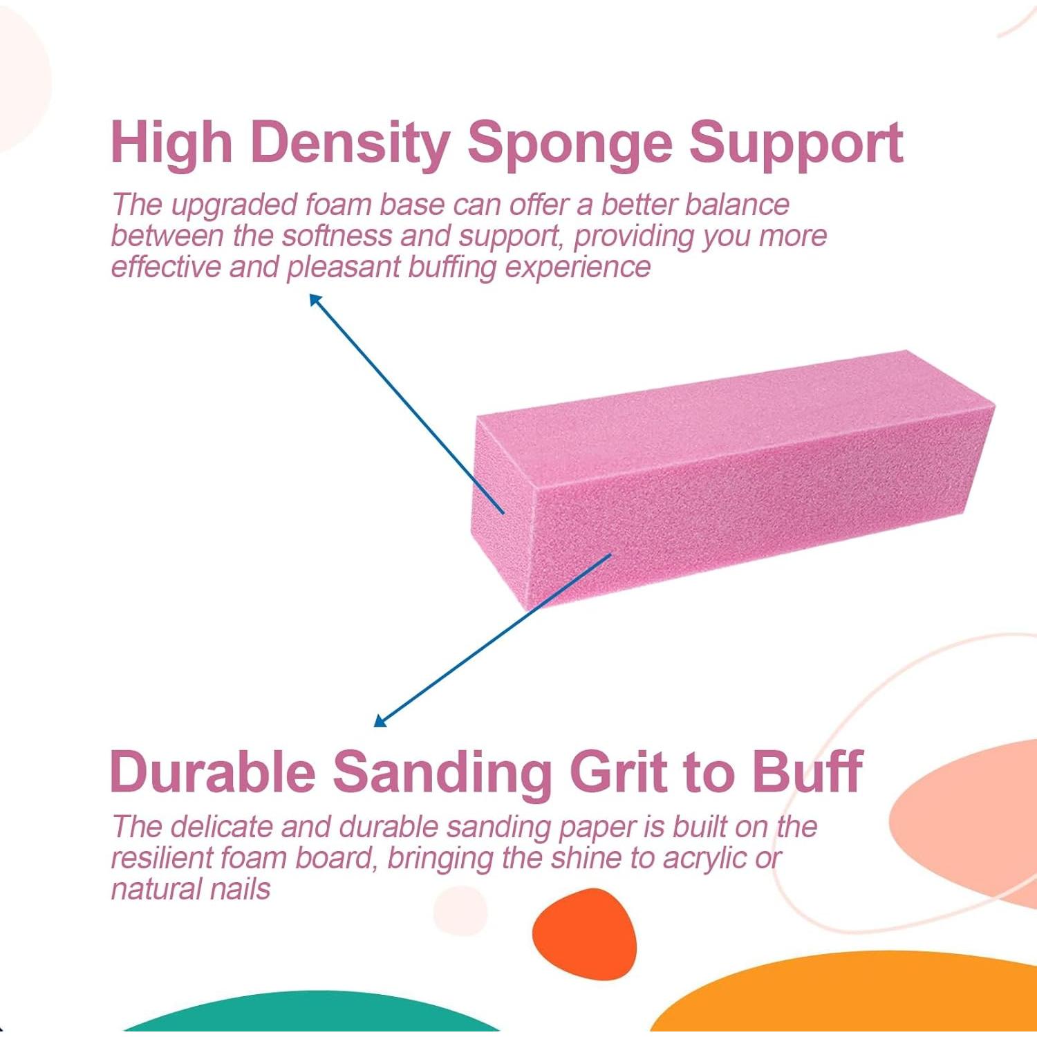 Set de 12 Bloques de Pulido de Uñas 4 Lados AhaTopia