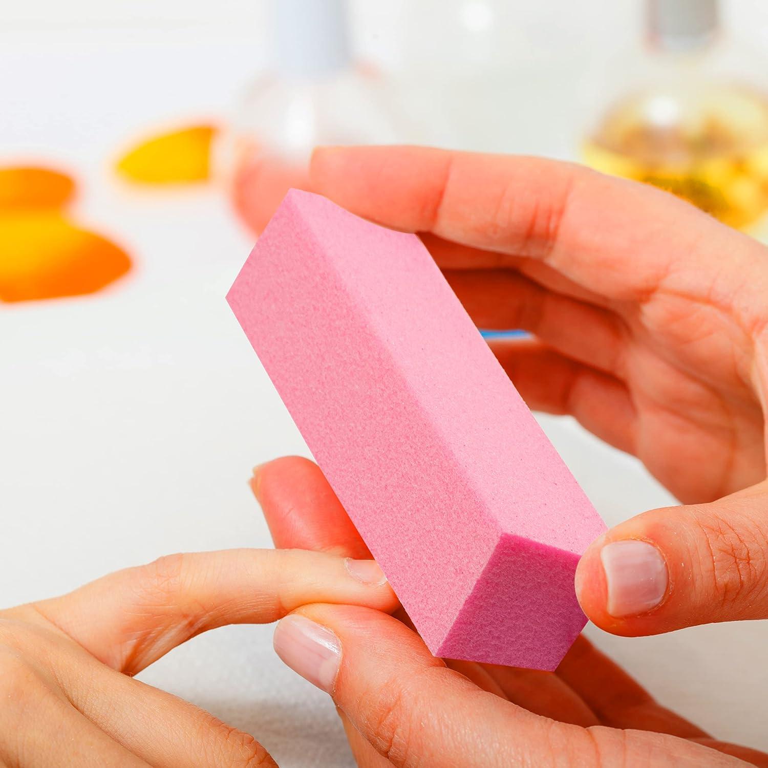 Bloques de Pulido de Uñas Morary, Paquete de 12, Grano Medio