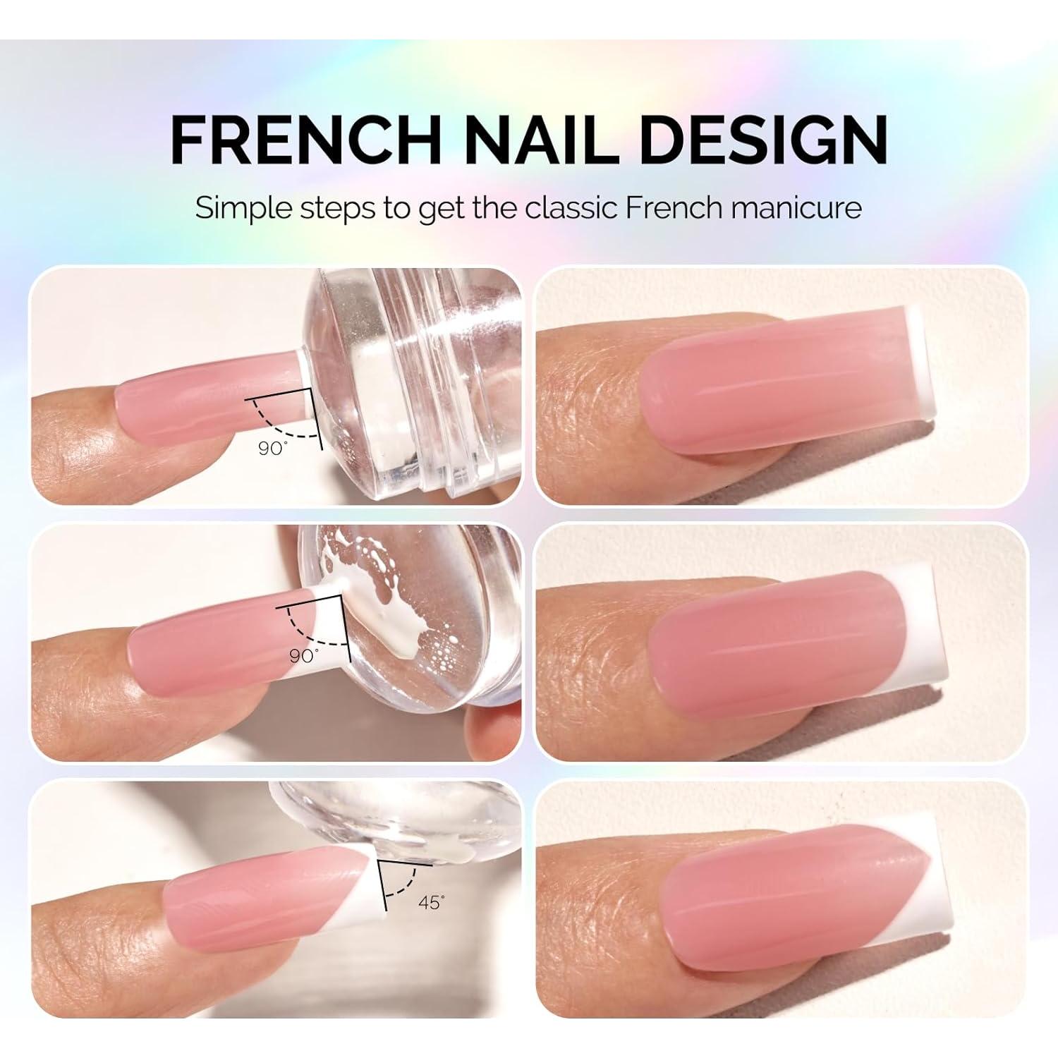 Kit de Estampado de Uñas MelodySusie - 2 Estampadores y 2 Raspadores