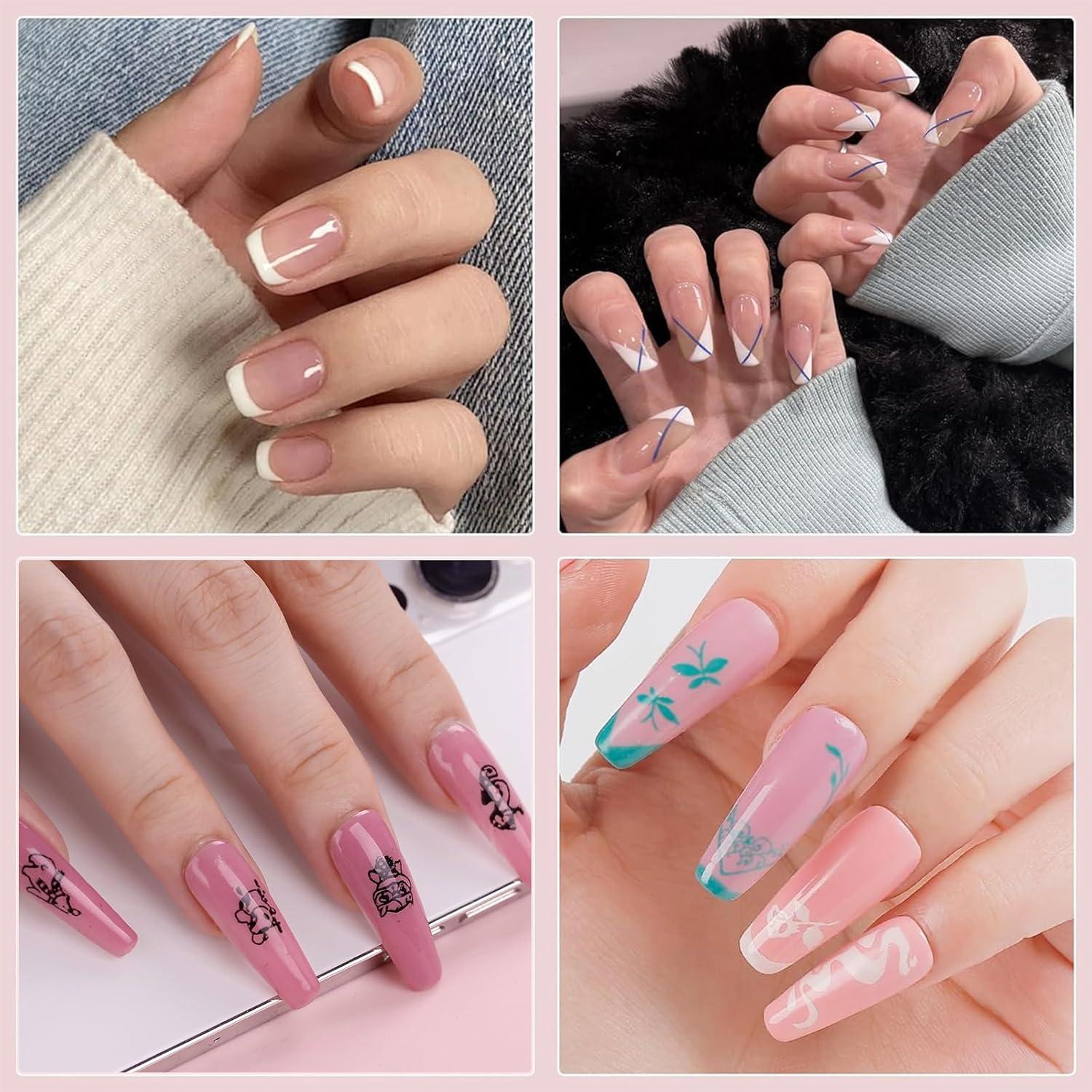 Kit de Estampado de Uñas Biutee 10pcs con Gel 8 Colores