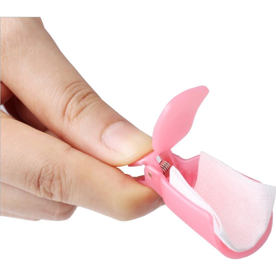 KINGMAS 10 Clips para Quitar Esmalte de Uñas de Gel Reutilizables