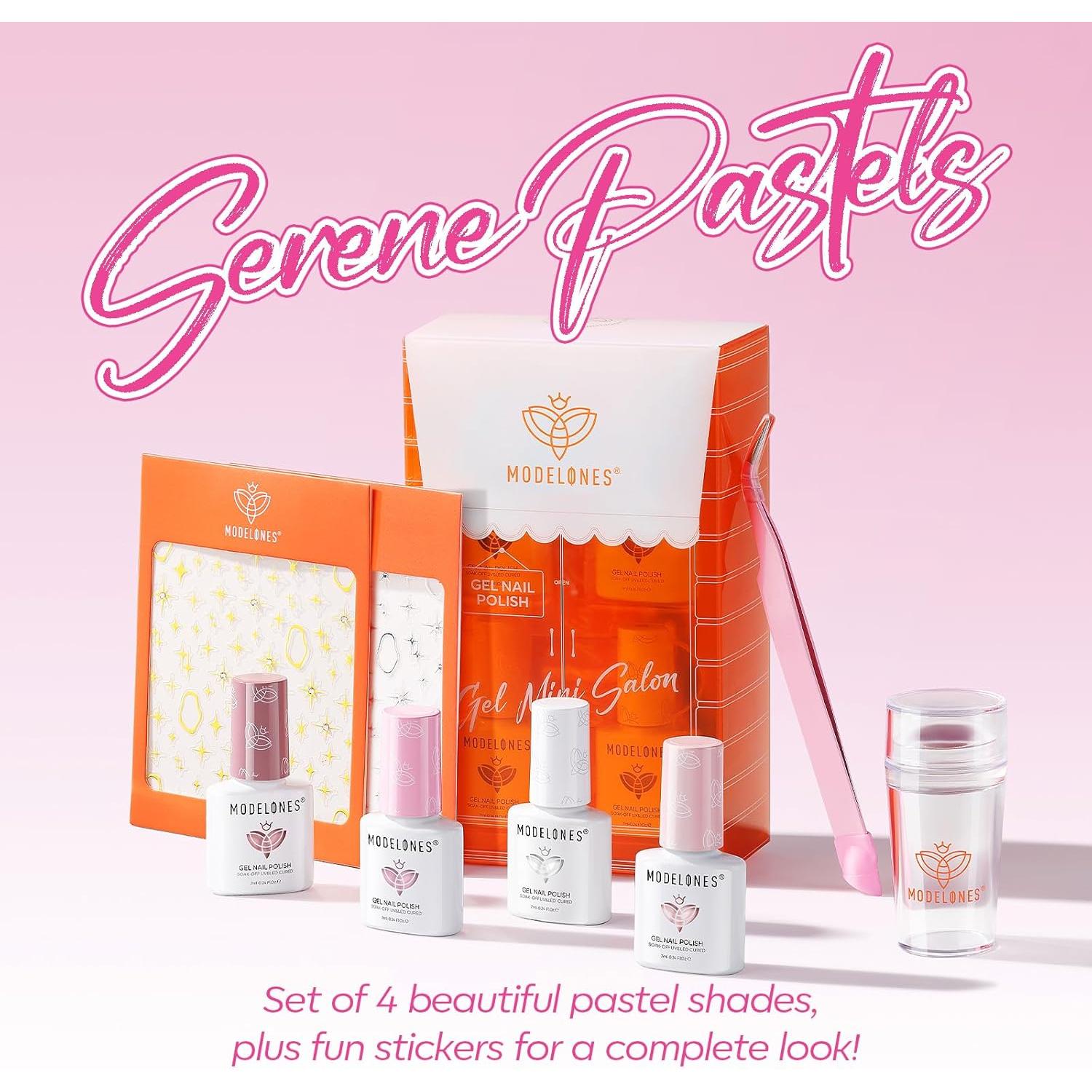 Kit de Esmalte en Gel Modelones French Jelly 4 Colores