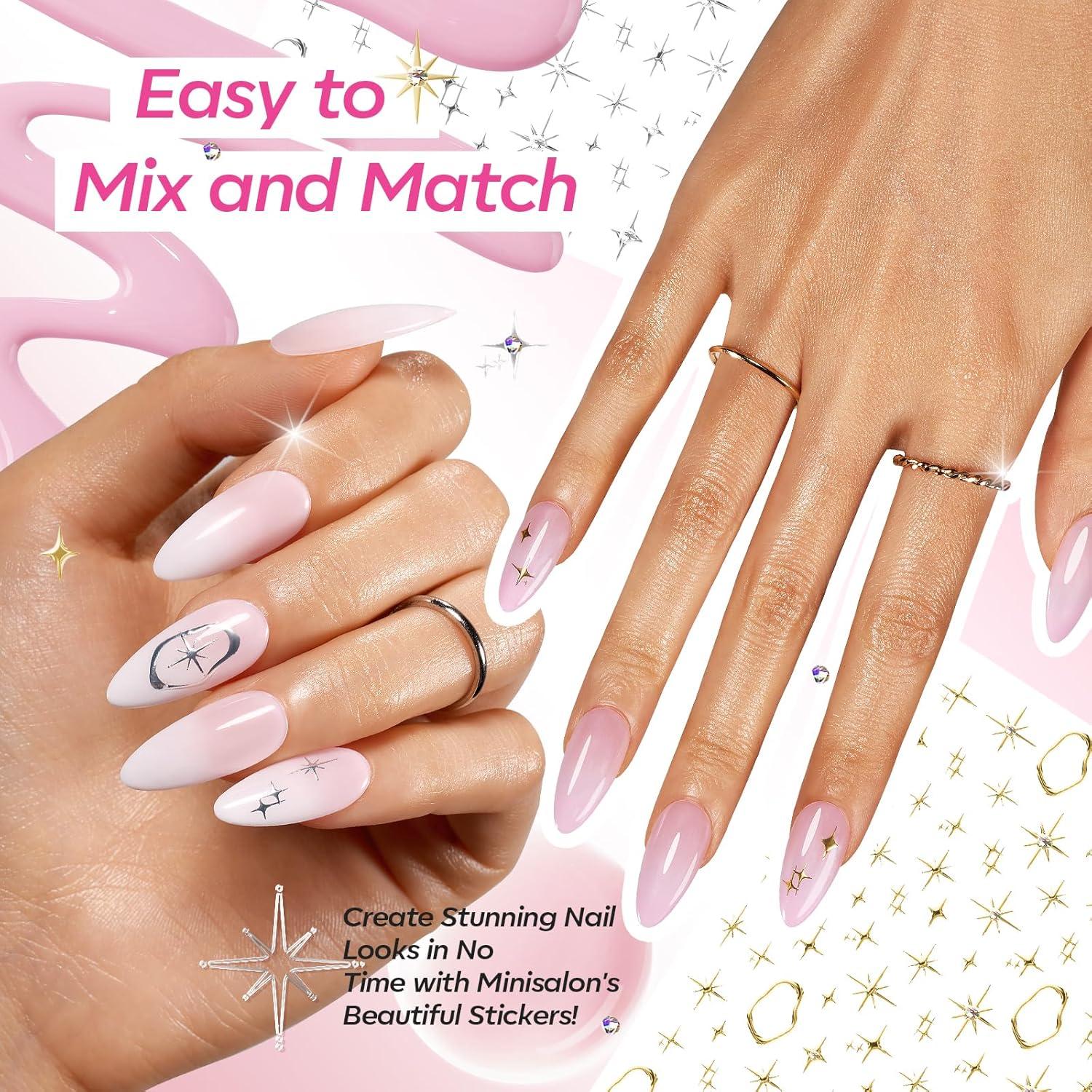 Kit de Esmalte en Gel Modelones French Jelly 4 Colores