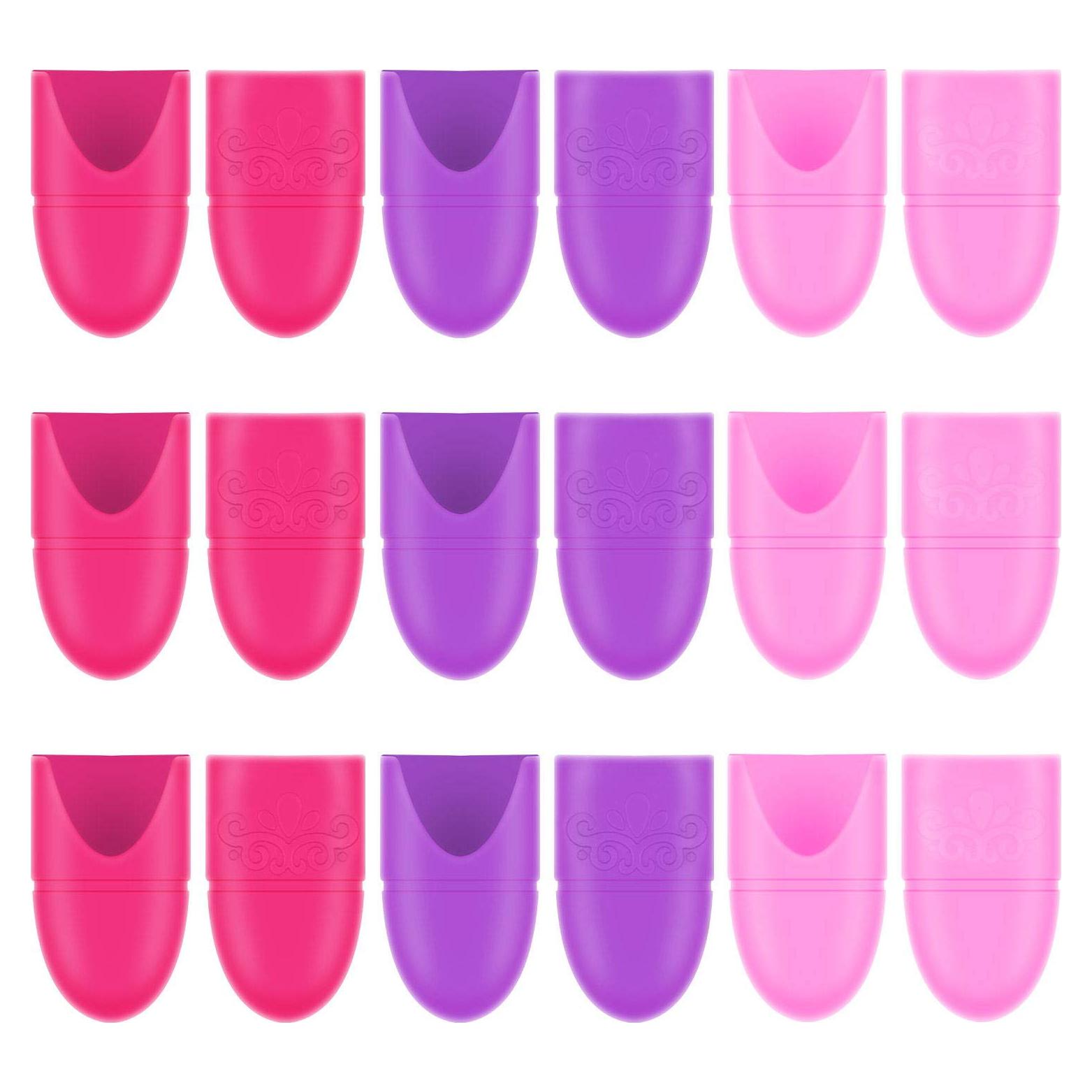 30 Caps de Silicona para Remover Esmalte de Uñas Boao