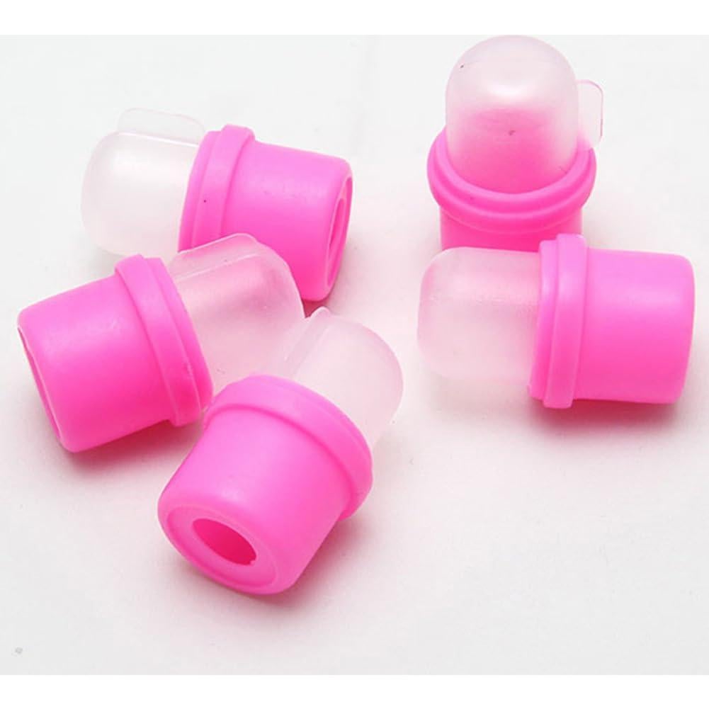 Tapa de Remojo para Uñas AKOAK - 10 Clips Rosa Desmontables