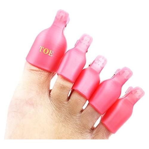 KADS Kit de Clips para Quitar Esmalte de Uñas de Gel - 10 Piezas