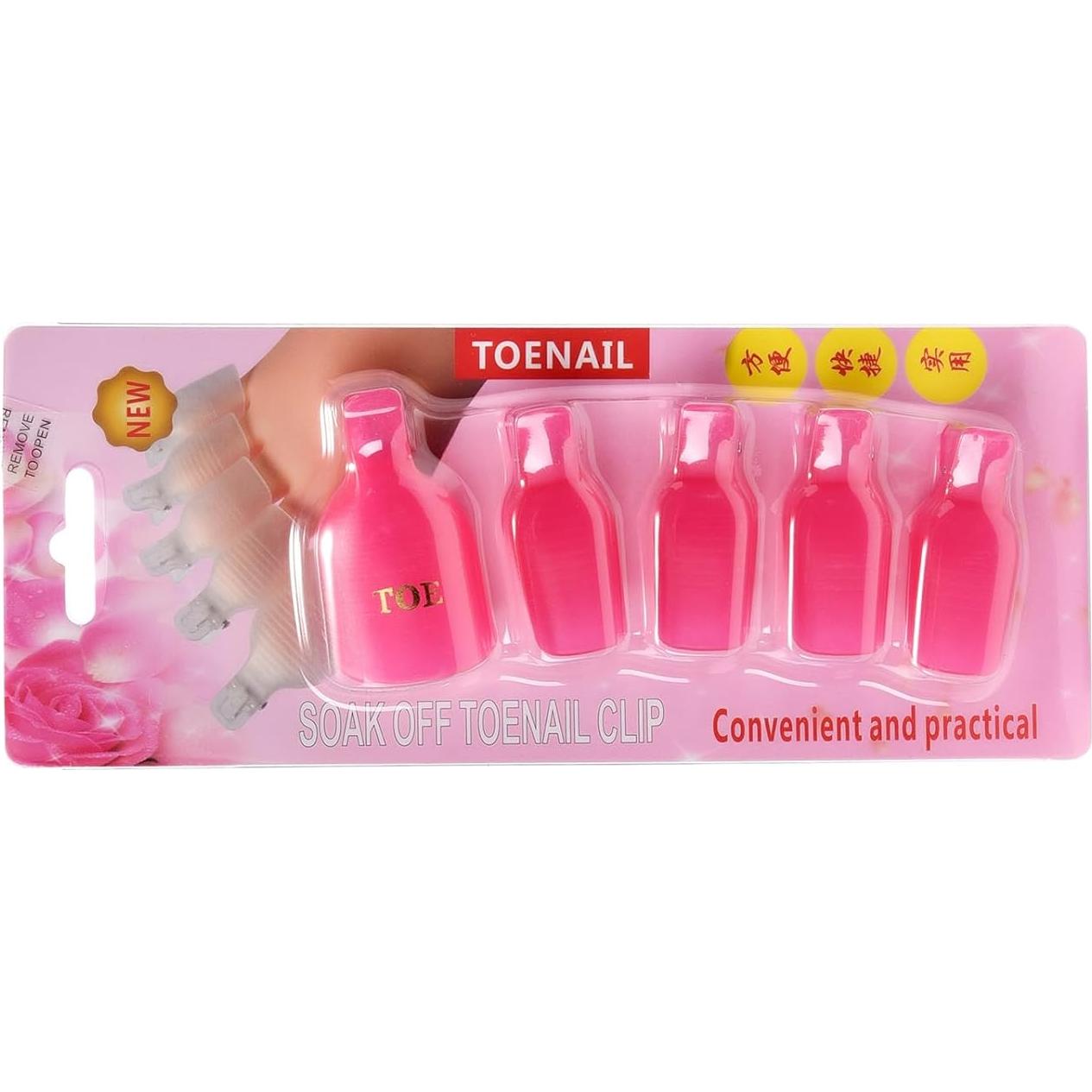 KADS Kit de Clips para Quitar Esmalte de Uñas de Gel - 10 Piezas