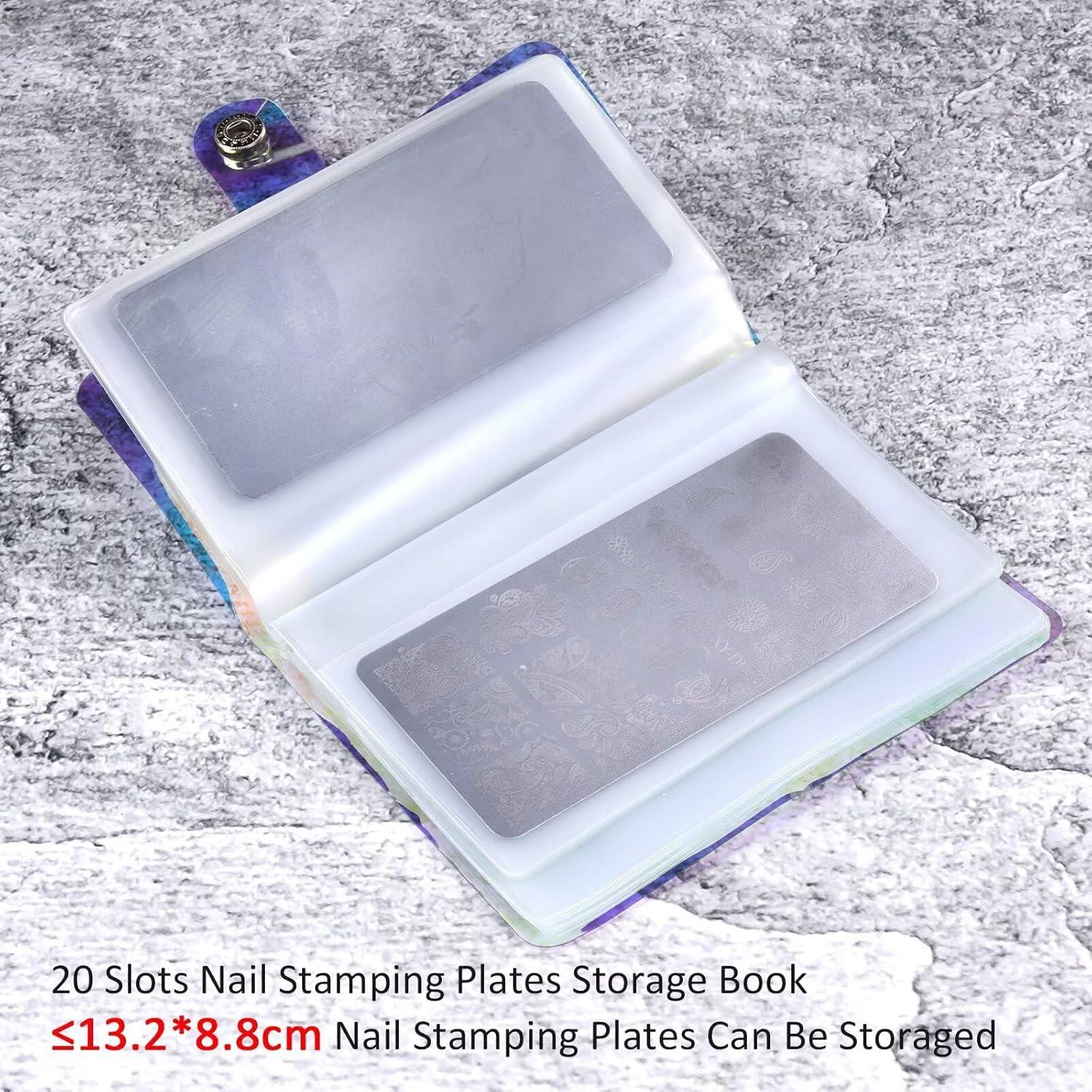 Kit de Estampado de Uñas Francesas STZPRONAIL 10 Piezas