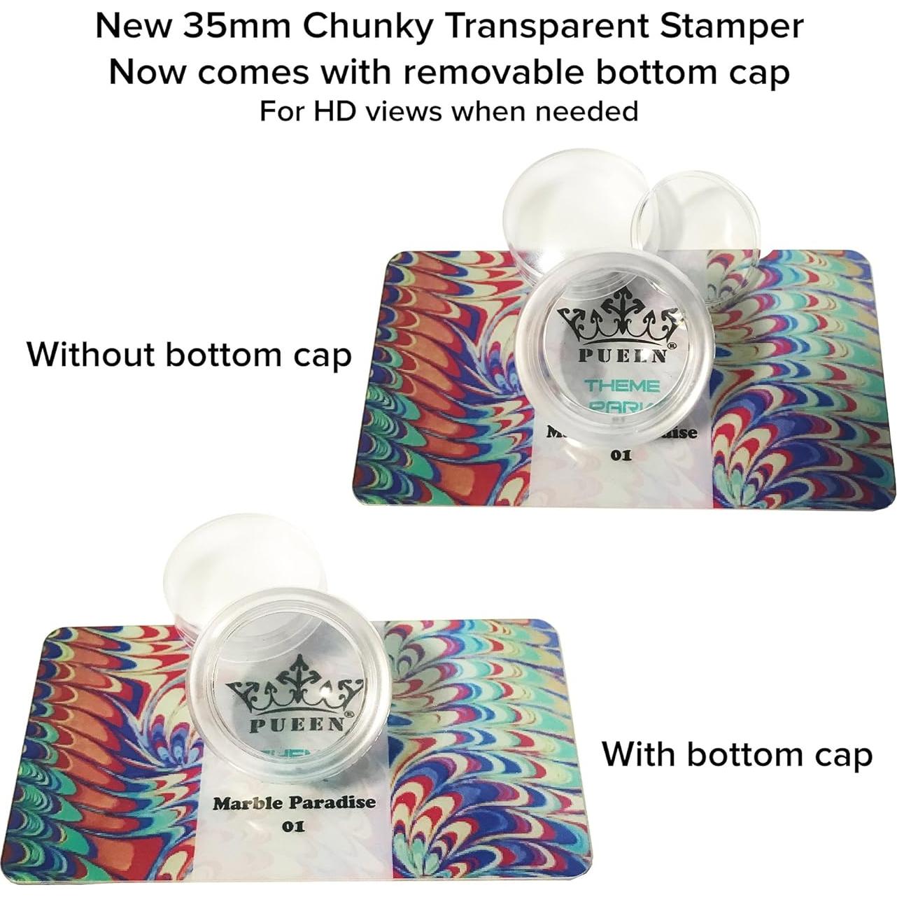 Juego de Estampado de Uñas PUEEN 35mm Transparente