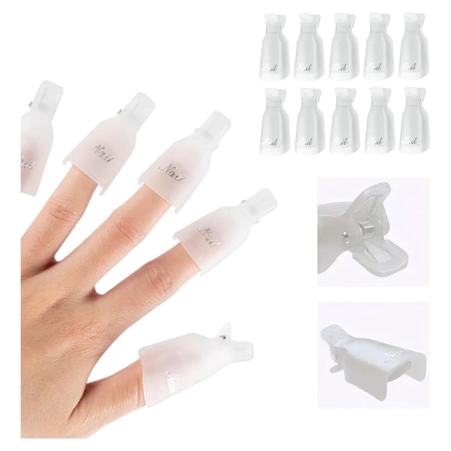 Kit de Clips Reutilizables para Quitar Esmalte de Uñas de Pies - SMSMYXF