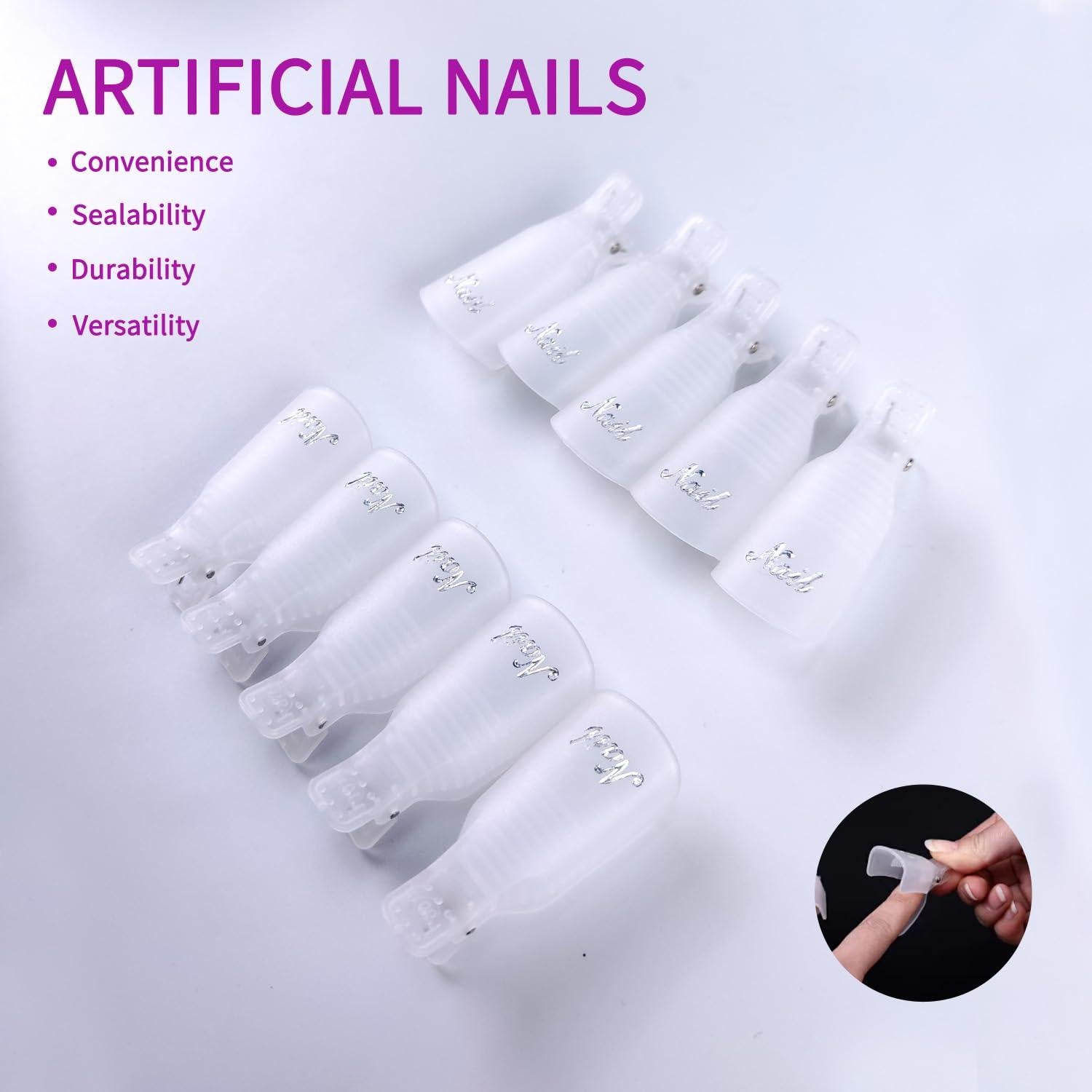 Kit de Clips Reutilizables para Quitar Esmalte de Uñas de Pies - SMSMYXF