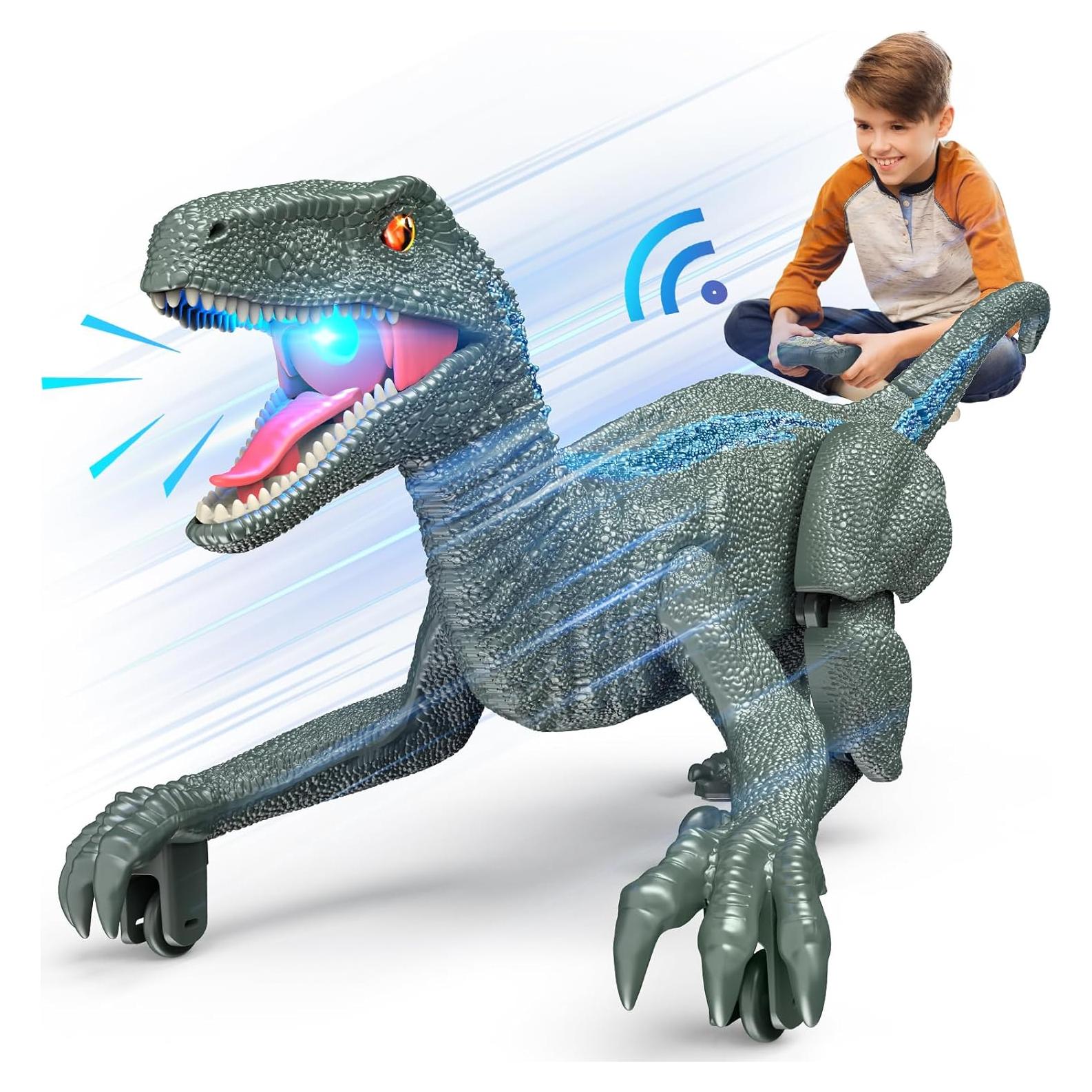 Dinosaurio Control Remoto J Rootage SM012S 34cm Recargable