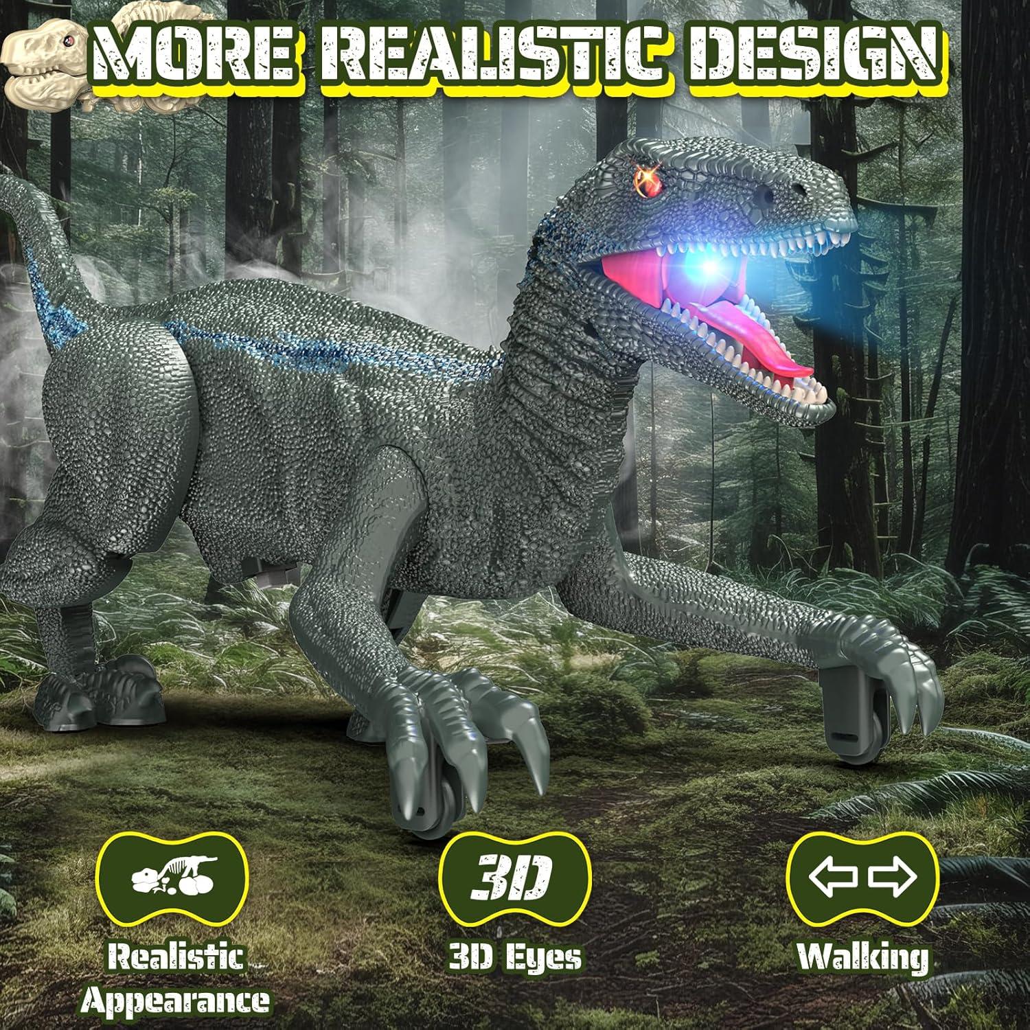 Dinosaurio Control Remoto J Rootage SM012S 34cm Recargable