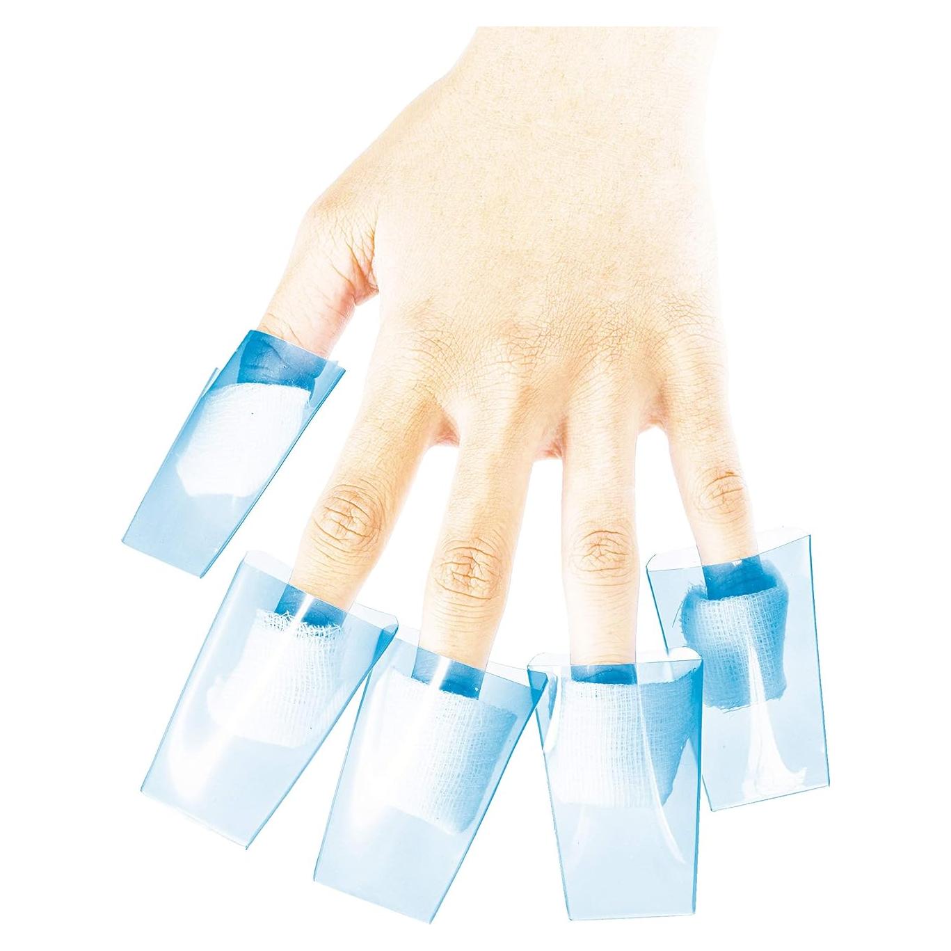 40 Clips Quitacutículas Reutilizables AMT Azul para Esmalte