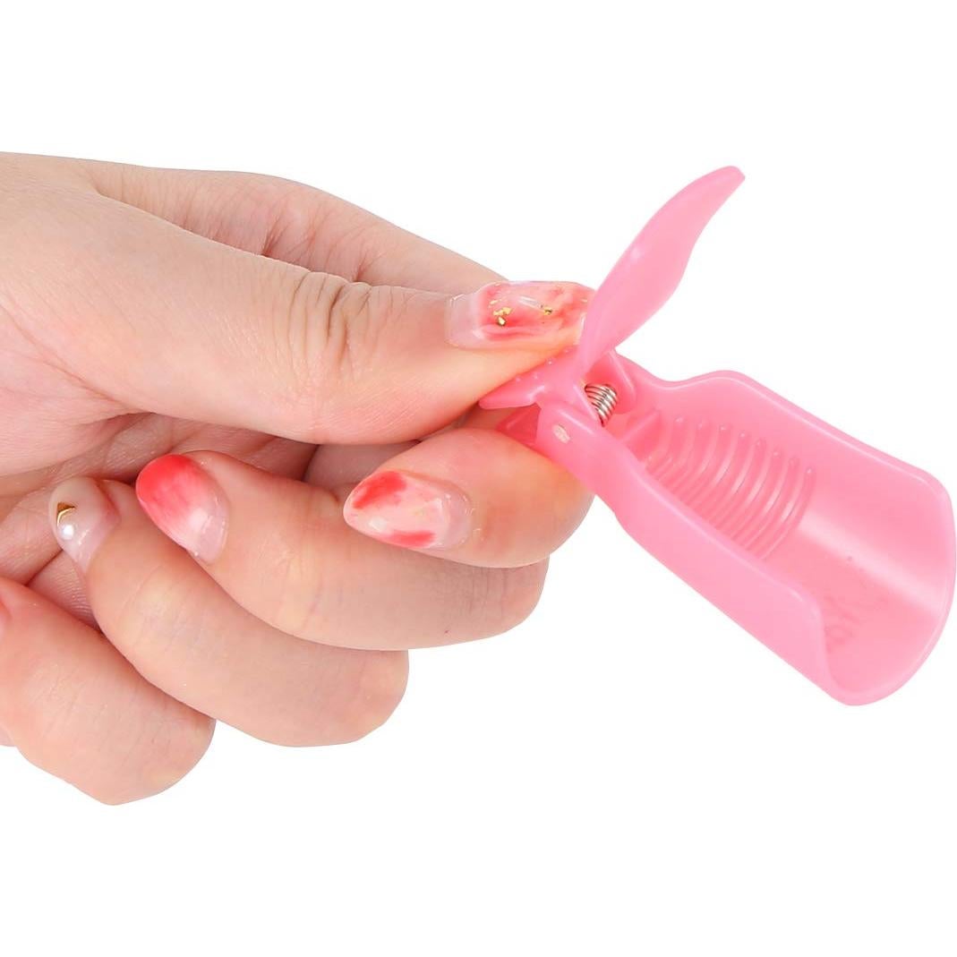 Clips de Plástico Dr.Uña para Quitar Esmalte de Uñas - 10 Pcs