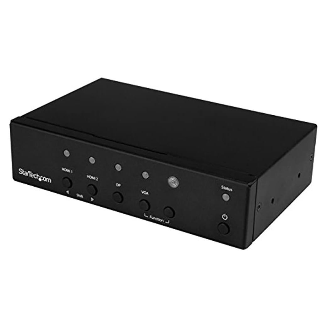 Conmutador HDMI StarTech.com 4K - DisplayPort, VGA, 2 HDMI