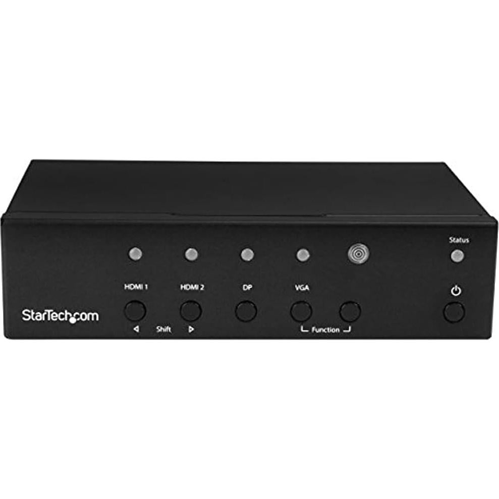 Conmutador HDMI StarTech.com 4K - DisplayPort, VGA, 2 HDMI