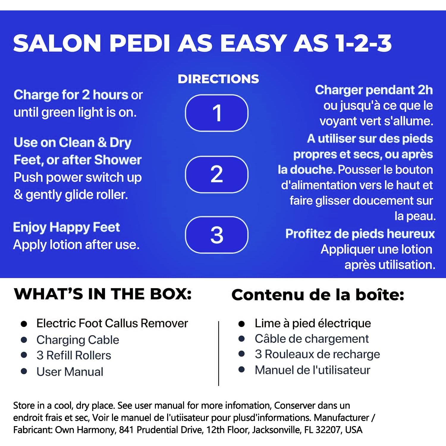 Removedor de Callos Eléctrico Elmchee con 3 Cabezas y Pantalla LED