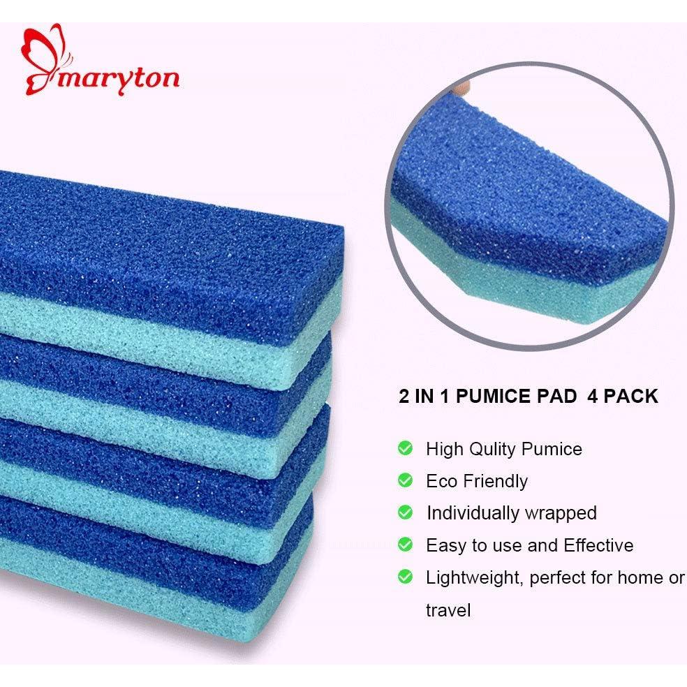 Piedra Pómez para Pies Maryton - Exfoliación y Remoción de Callos (Paquete de 4)
