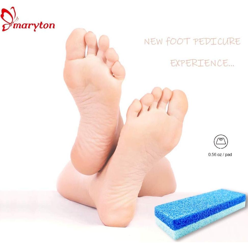 Piedra Pómez para Pies Maryton - Exfoliación y Remoción de Callos (Paquete de 4)