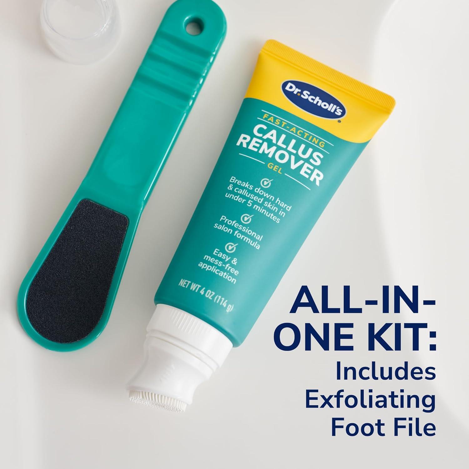 Kit Gel Removedor de Callos Dr. Scholl's - Pies Suaves en 5 Min
