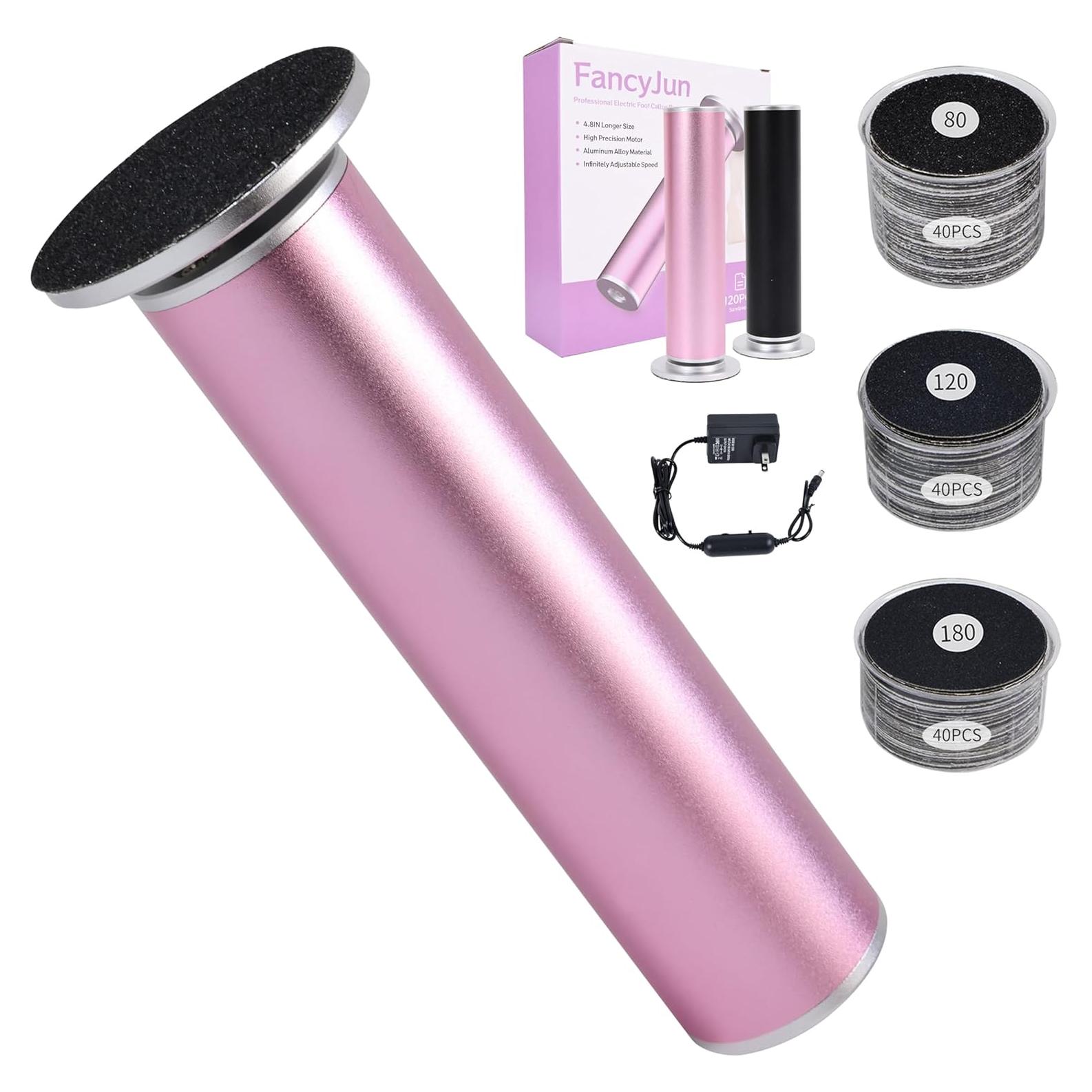 Removedor de Callos Eléctrico FancyJun 800RPM 4.8" Púrpura