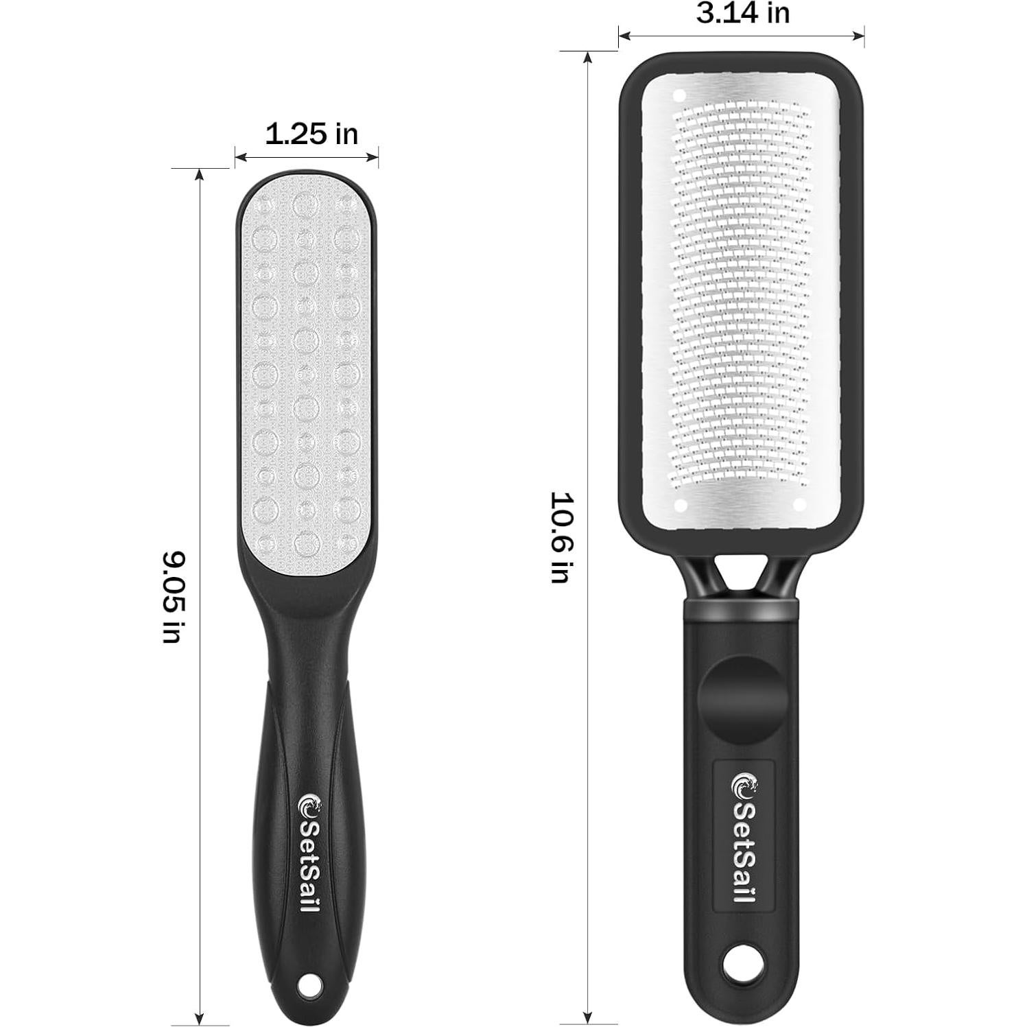 SetSail Kit Removedor de Callos para Pies 2 Piezas Acero Inoxidable