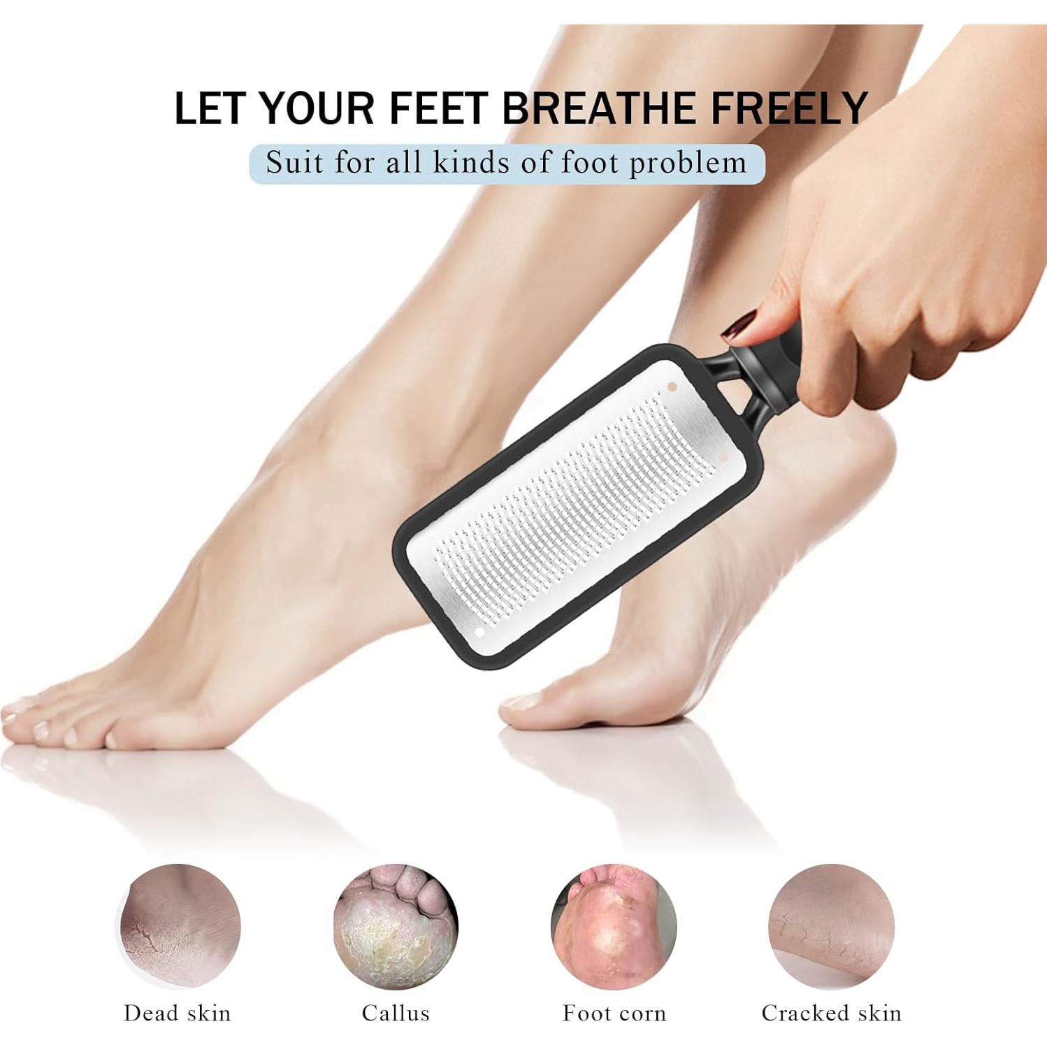 SetSail Kit Removedor de Callos para Pies 2 Piezas Acero Inoxidable